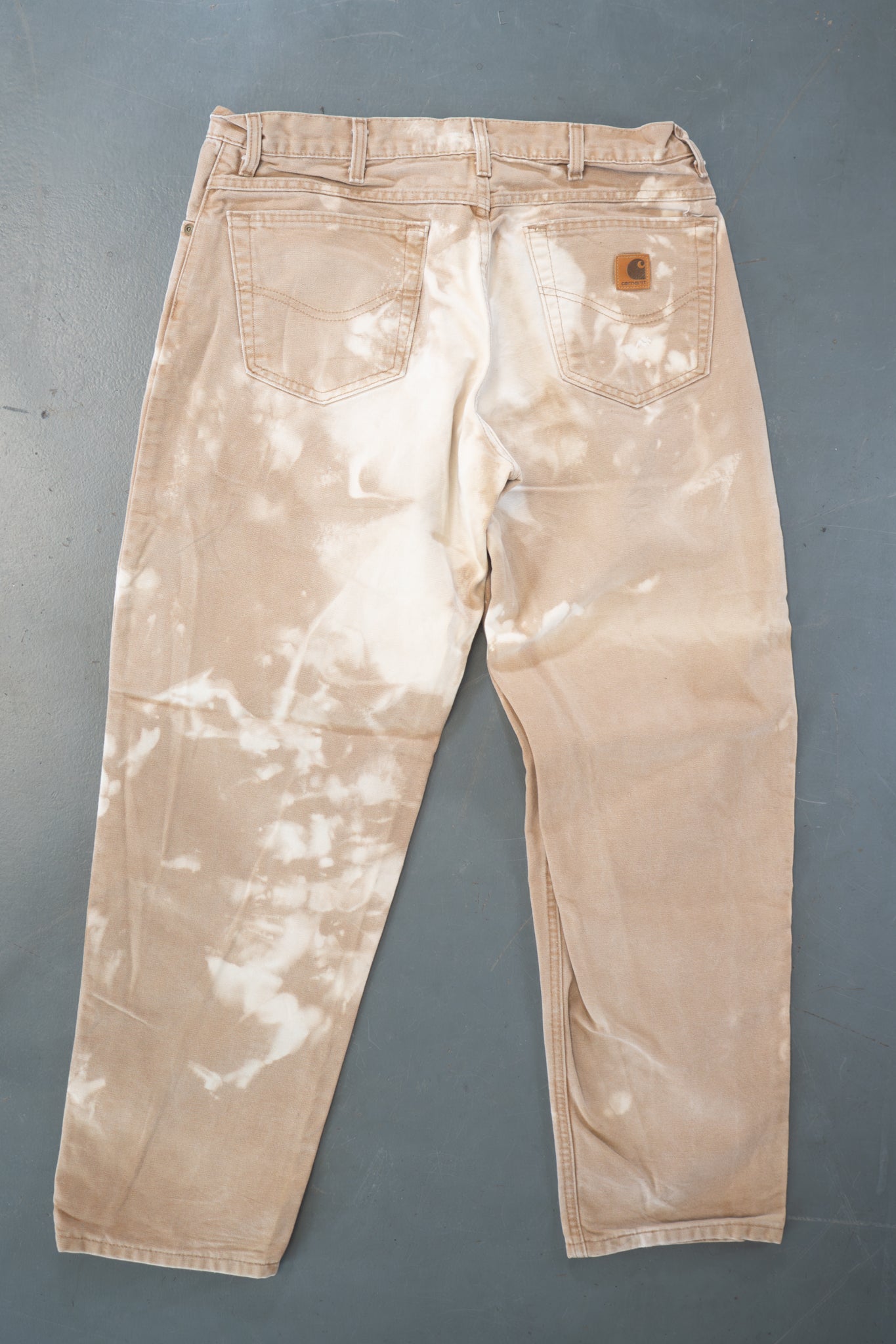 True Vintage Carhartt Carpenter Trousers – Tan, w35,L30 Regular (1990s)