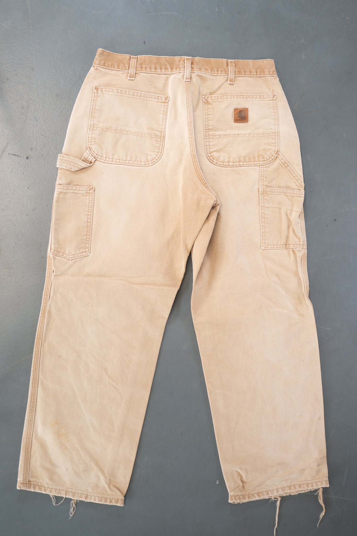 True Vintage Carhartt Carpenter Trousers – Tan, w31,L28 Regular (1990s)