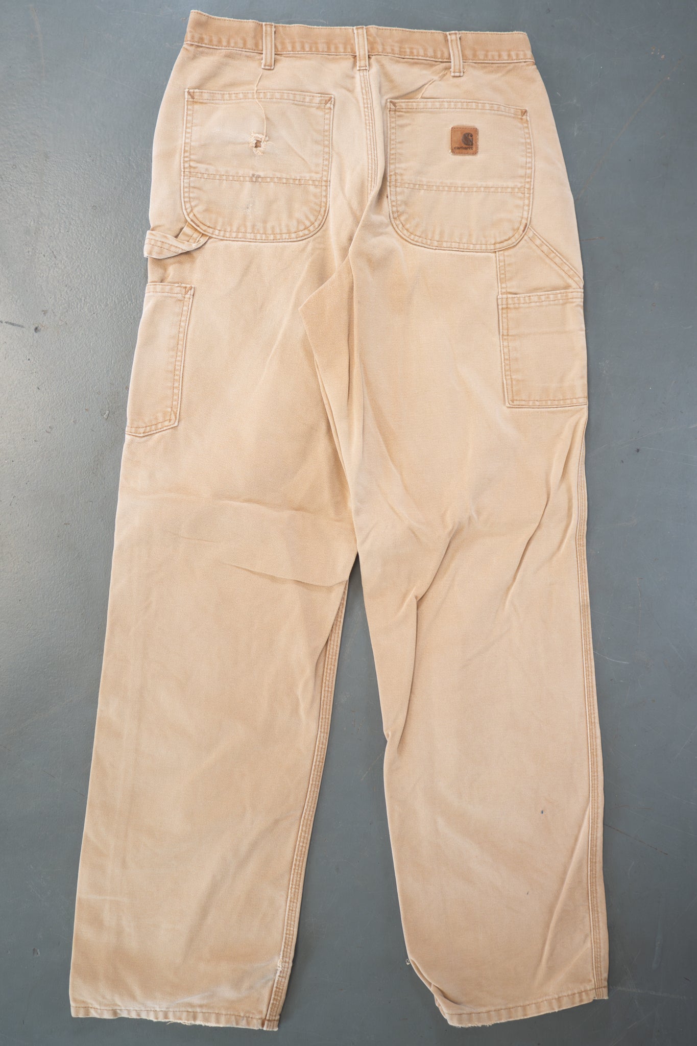 True Vintage Carhartt Carpenter Trousers – Tan, w30,L33 Regular (1990s)