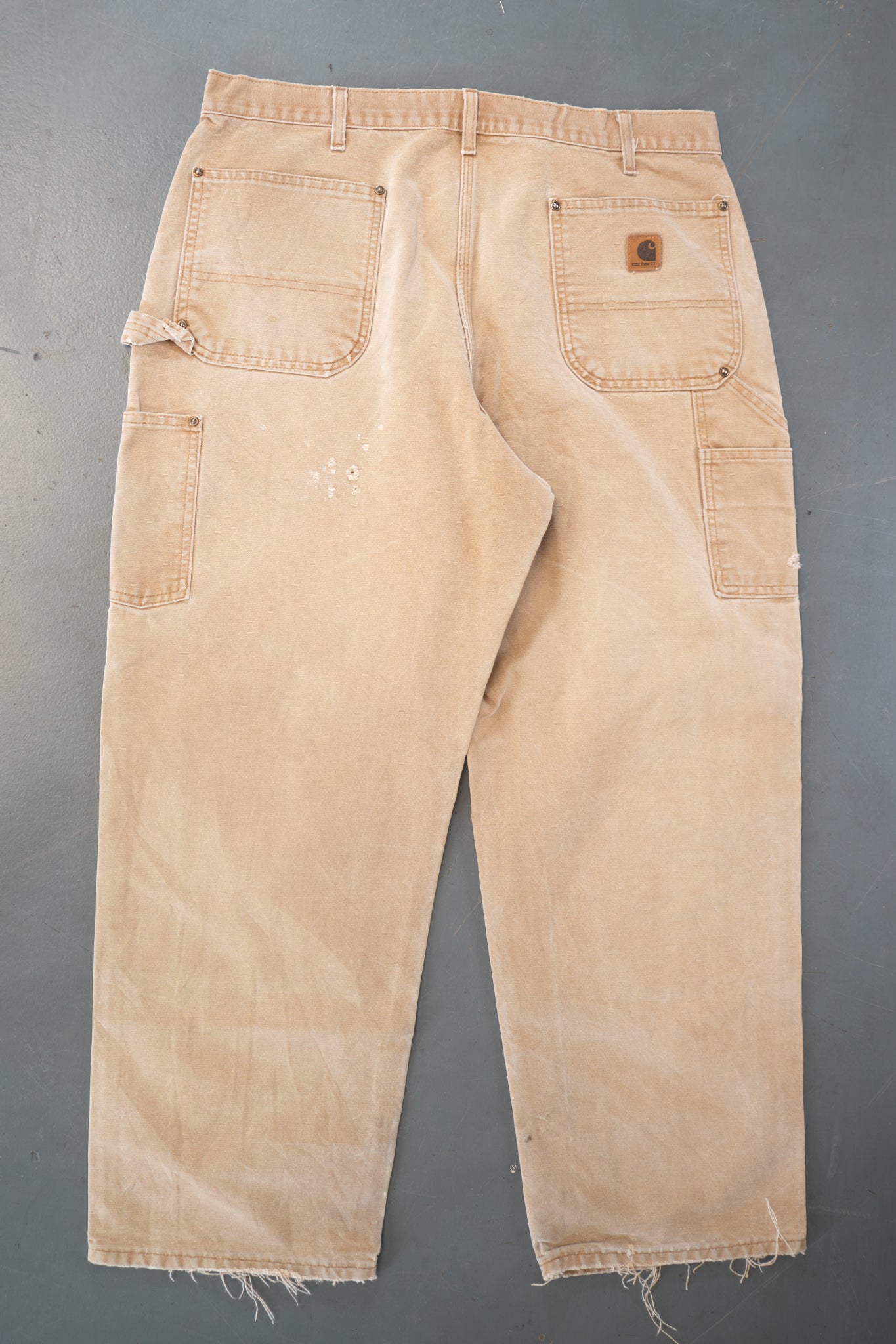 True Vintage Carhartt Carpenter Trousers - Double knee  – Tan, w36,L29 Regular (1990s)
