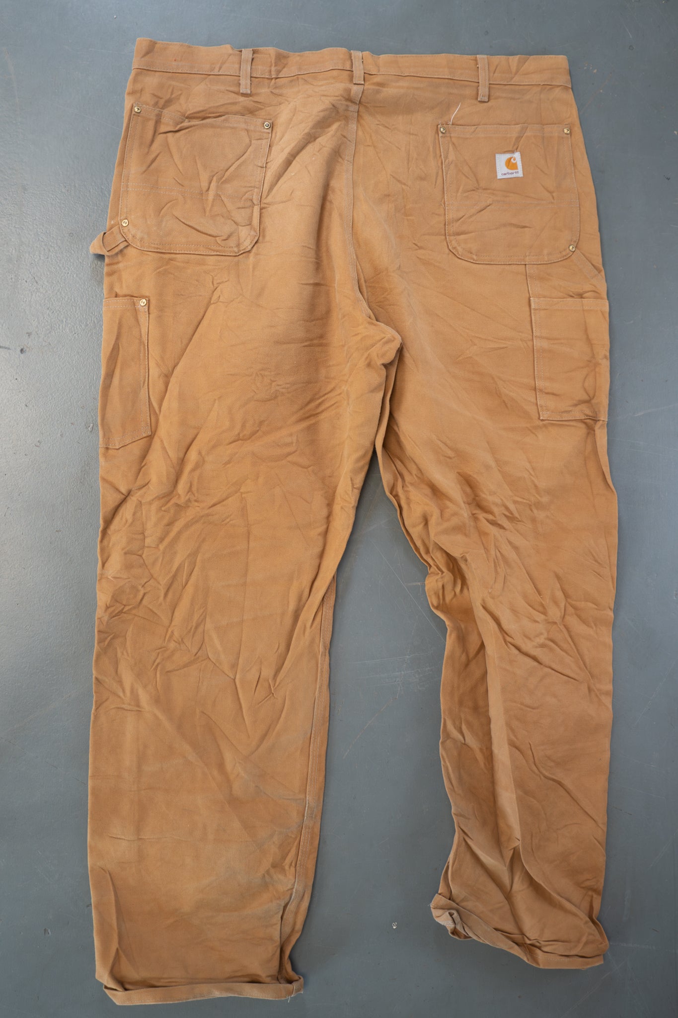 True Vintage Carhartt Carpenter Trousers – Tan, w42,L32 Regular (1990s)