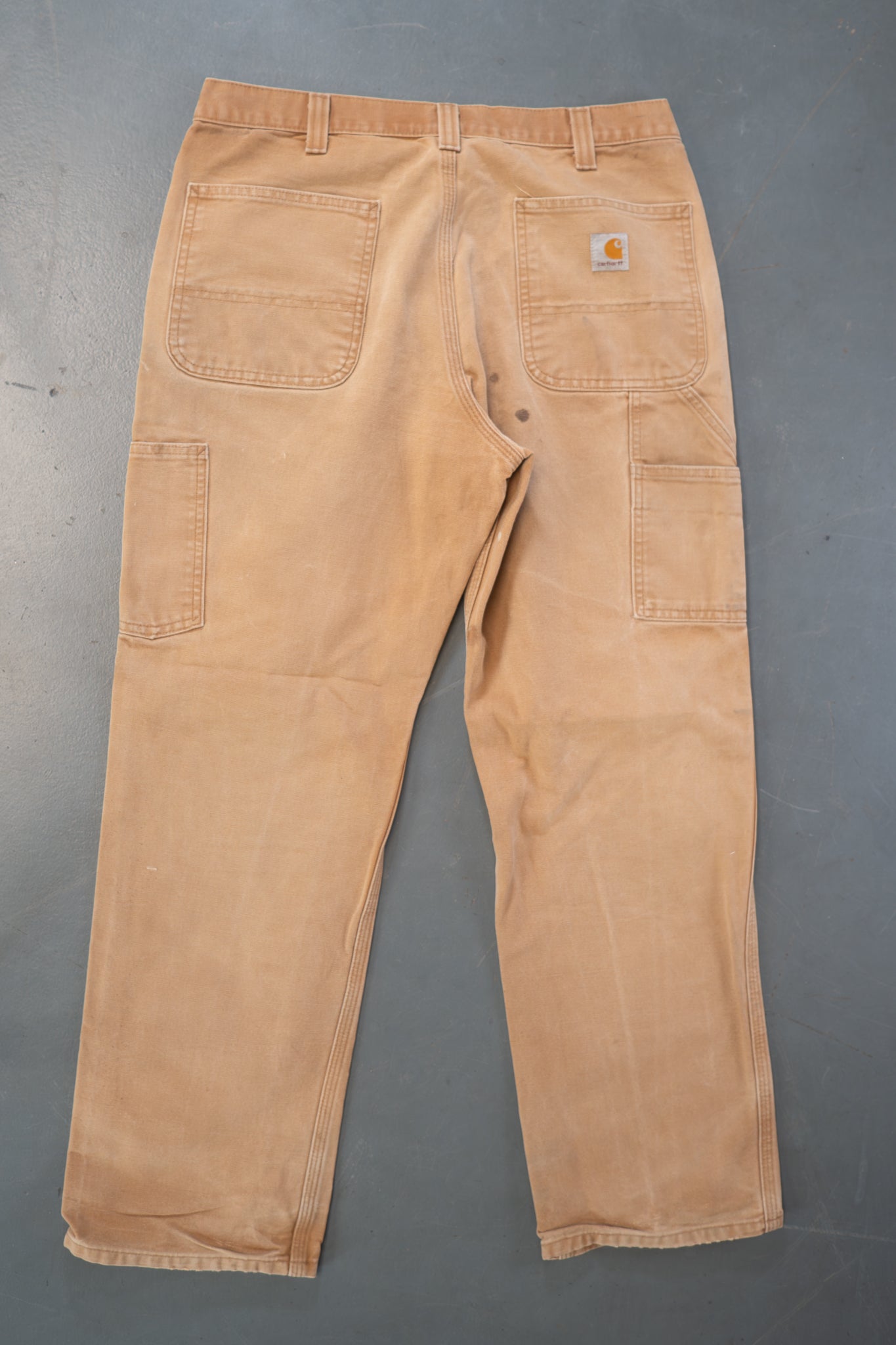 True Vintage Carhartt Carpenter Trousers – Tan, w33,L30 Regular (1990s)
