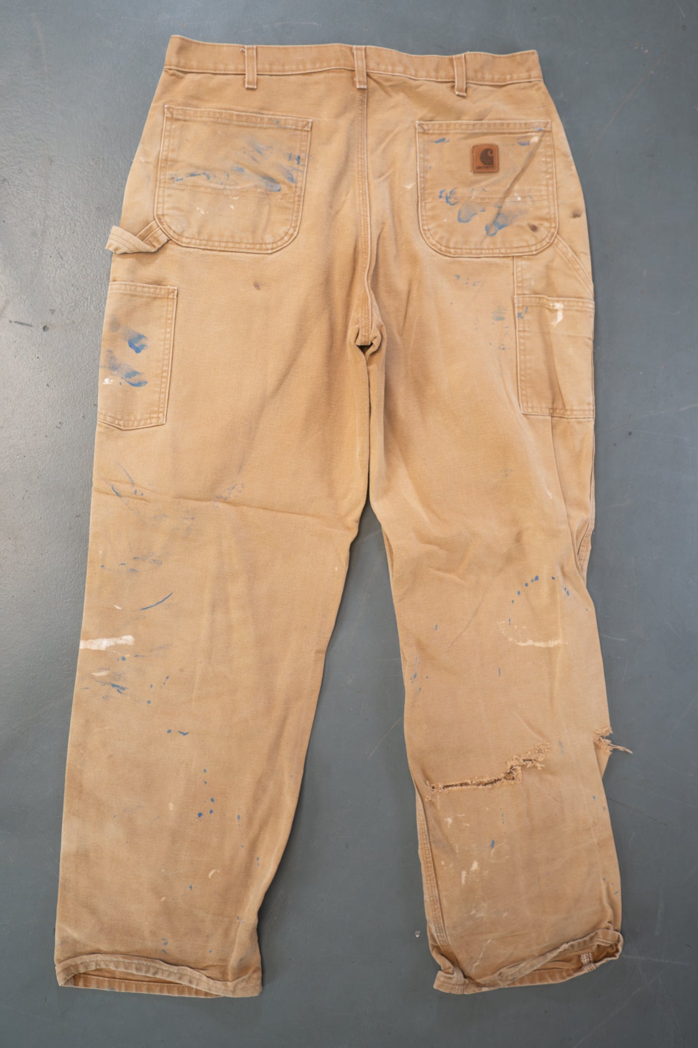 True Vintage Carhartt Carpenter Trousers – Tan, w34,L32 Regular (1990s)