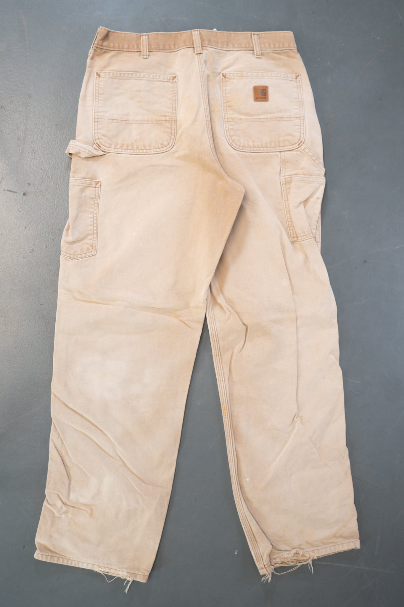 True Vintage Carhartt Carpenter Trousers – Tan, w32,L32 Regular (1990s)