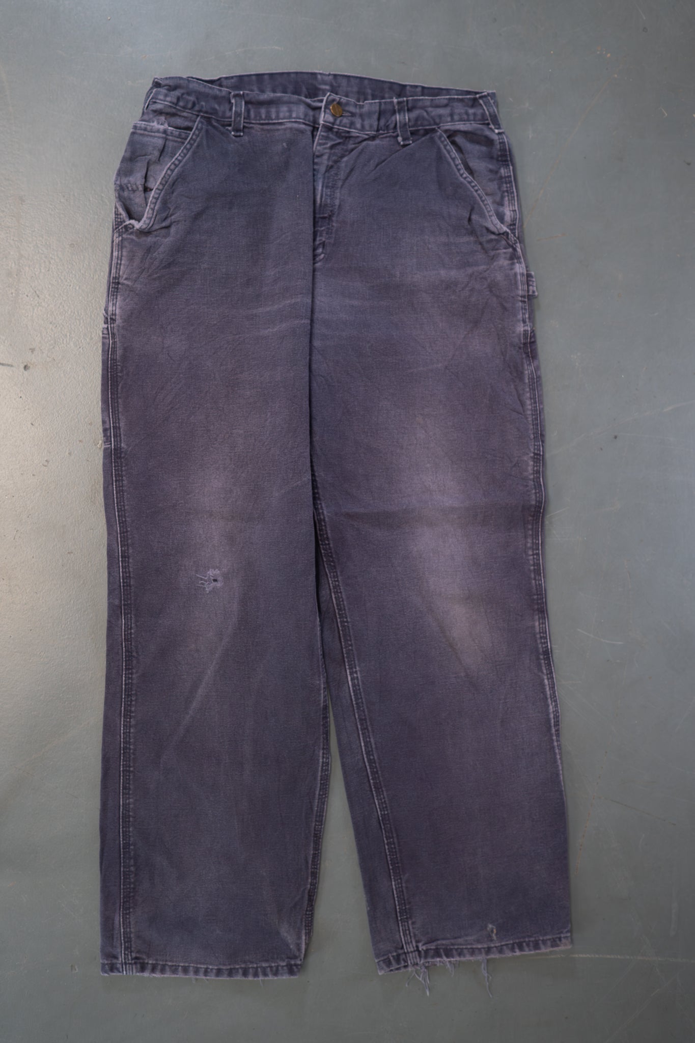 True Vintage Carhartt Carpenter Trousers – Purple, w32,L31 Regular (1990s)