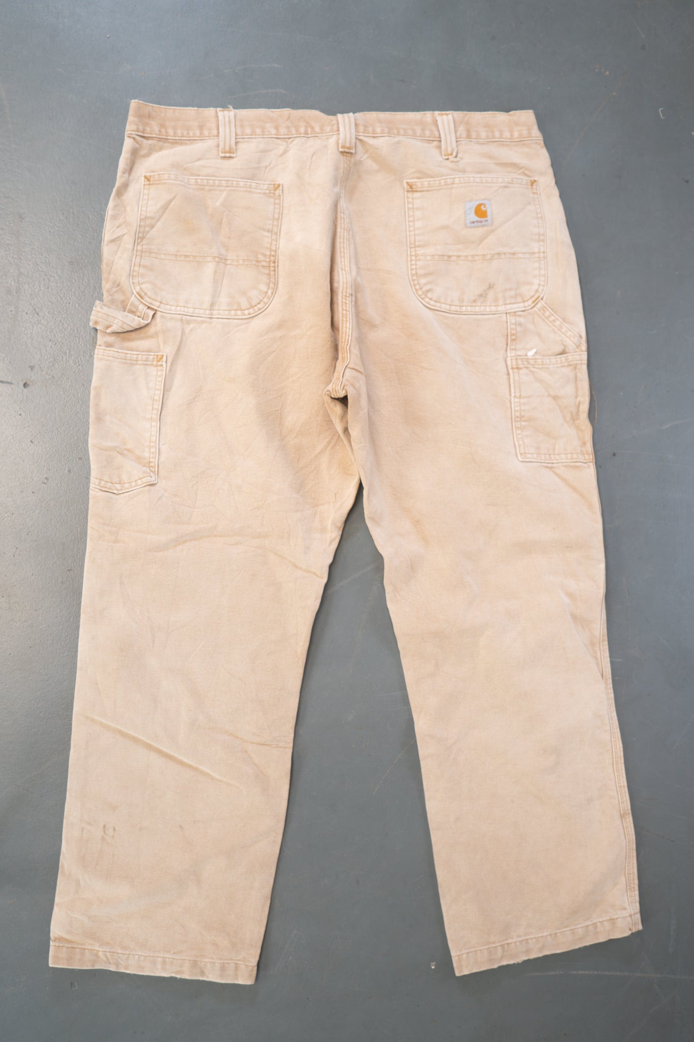 True Vintage Carhartt Carpenter Trousers – Tan, w38,L29 Regular (1990s)