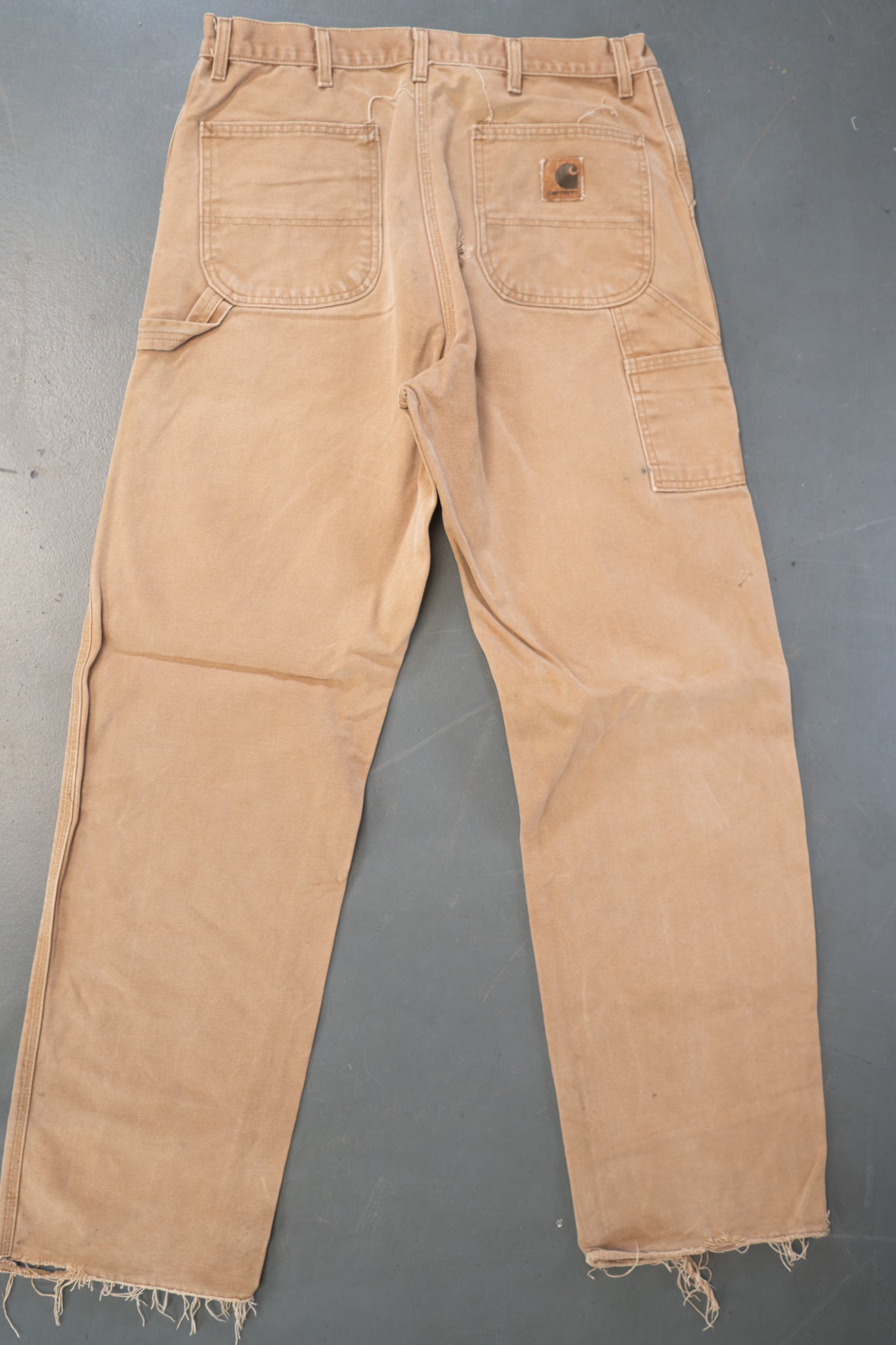 True Vintage Carhartt Carpenter Trousers – Tan, w33,L33 Regular (1990s)