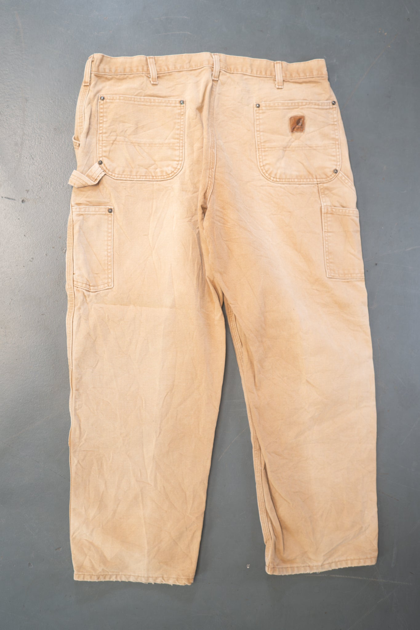 True Vintage Carhartt Carpenter - Double knee - Trousers – Tan, w38,L28 Regular (1990s)