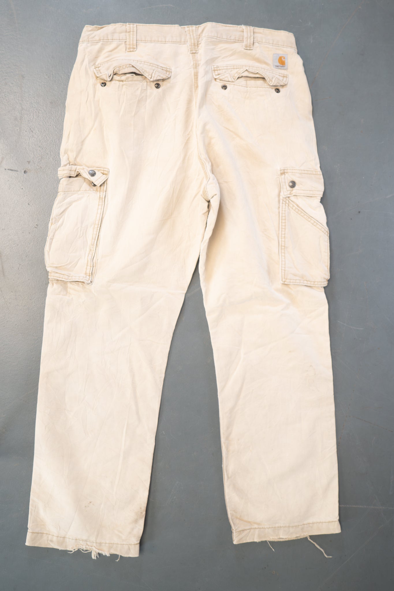 True Vintage Carhartt Carpenter Trousers – Tan, w36,L31 Regular (1990s)