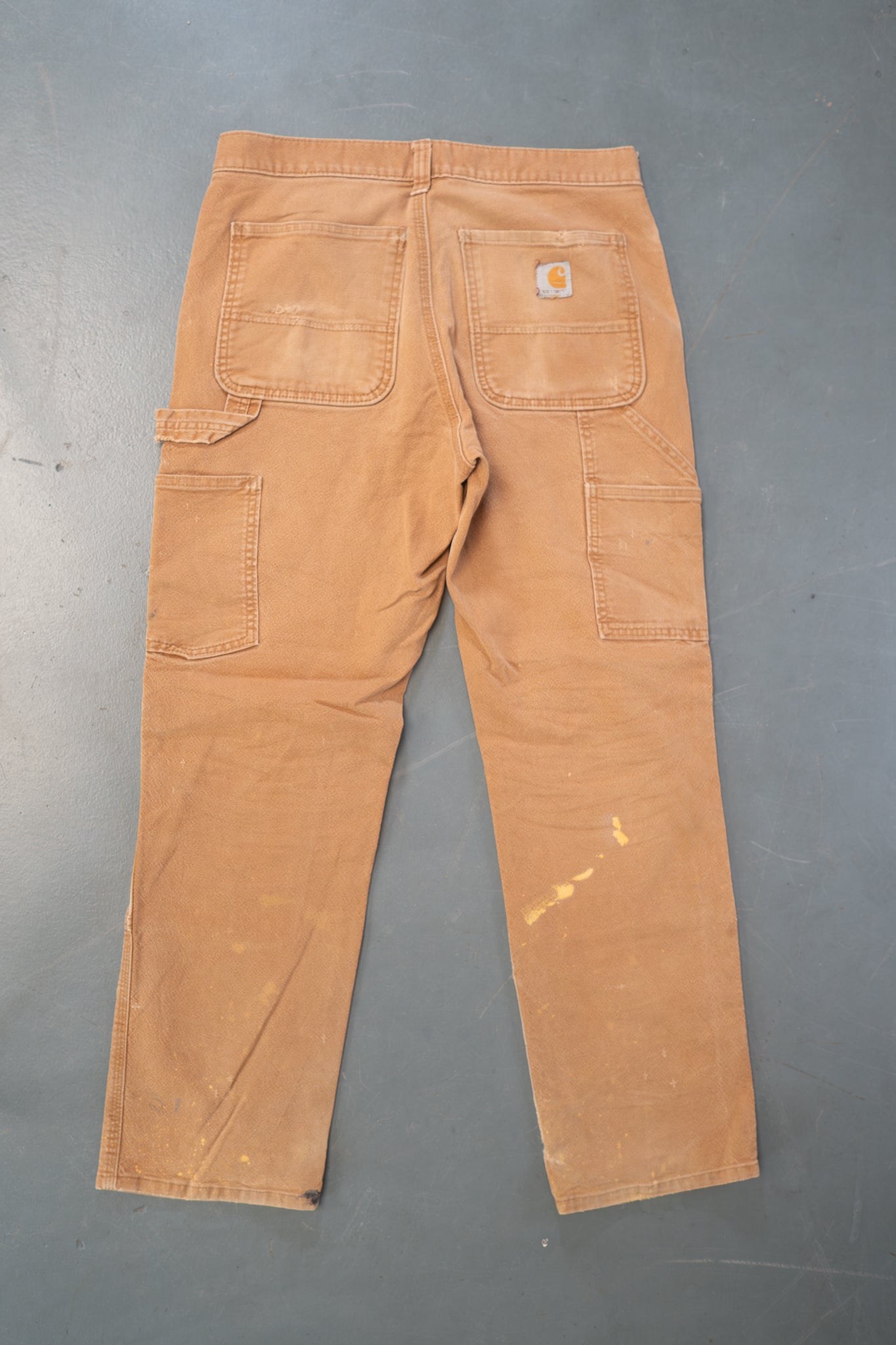 True Vintage Carhartt Carpenter Trousers - Double knee – Tan, w31,L28 Regular (1990s)