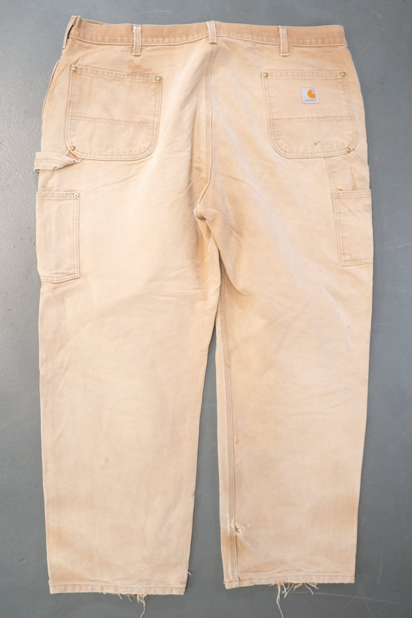 True Vintage Carhartt Carpenter Trousers - Double knee  – Tan, w40,L29 Regular (1990s)
