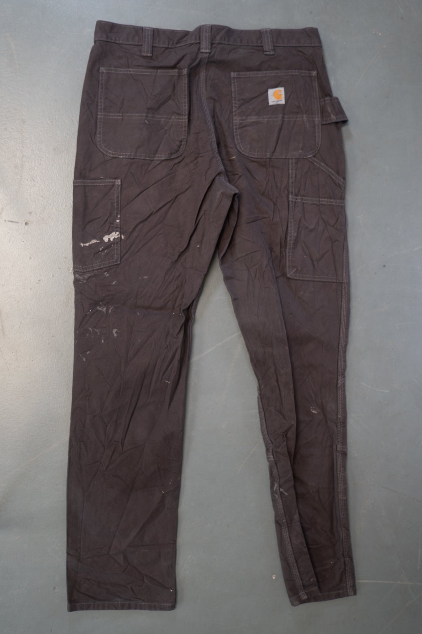 True Vintage Carhartt Carpenter Trousers - Double knee – Black, w35,L33 Regular (1990s)