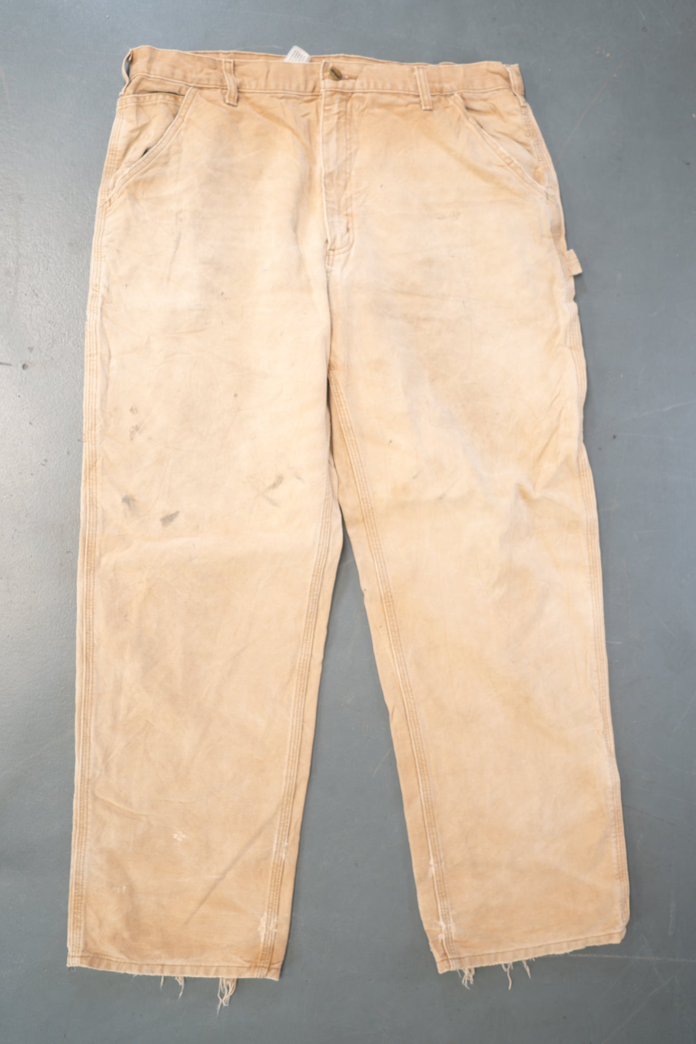 True Vintage Carhartt Carpenter Trousers – Tan, w38,L31 Regular (1990s)