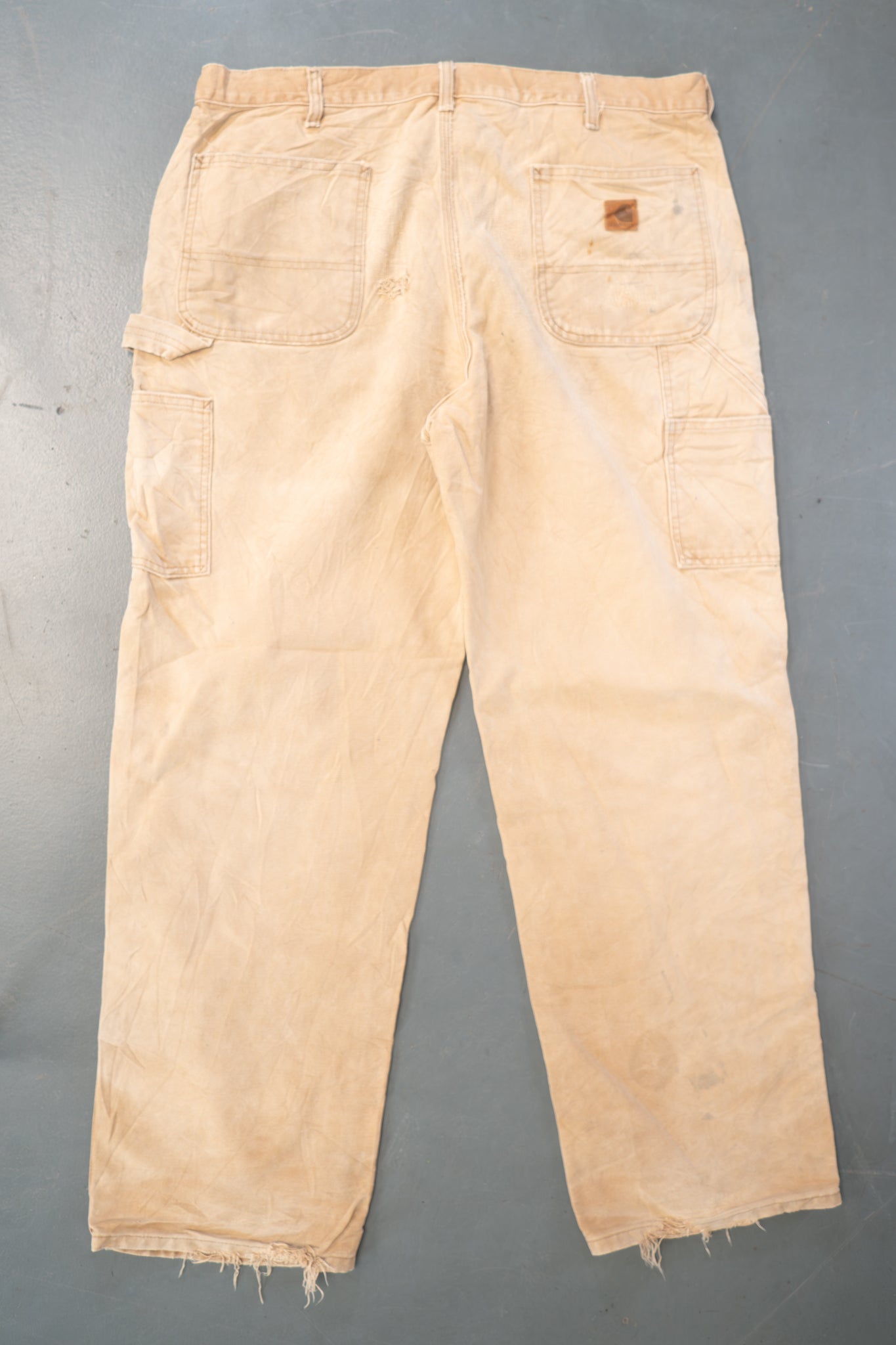 True Vintage Carhartt Carpenter Trousers – Tan, w38,L31 Regular (1990s)