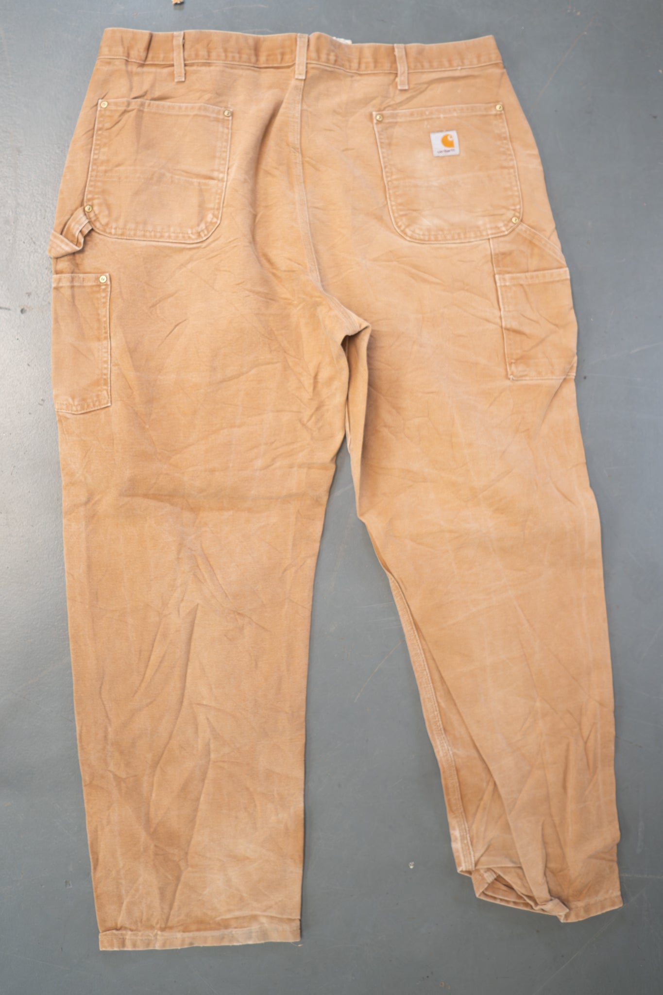True Vintage Carhartt Carpenter Trousers - Double knee – Tan, w40,L31 Regular (1990s)