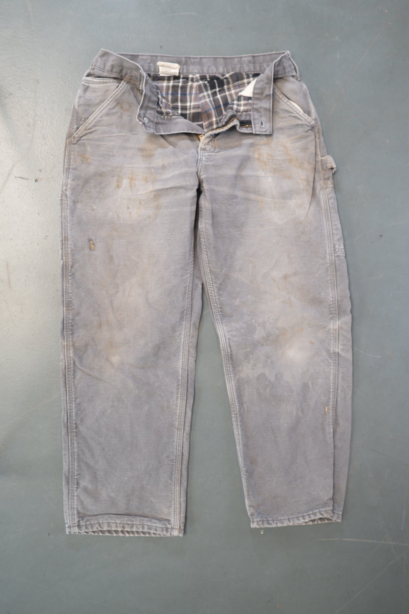 True Vintage Carhartt Carpenter Trousers - Insulated – Purple, w30,L28 Regular (1990s)