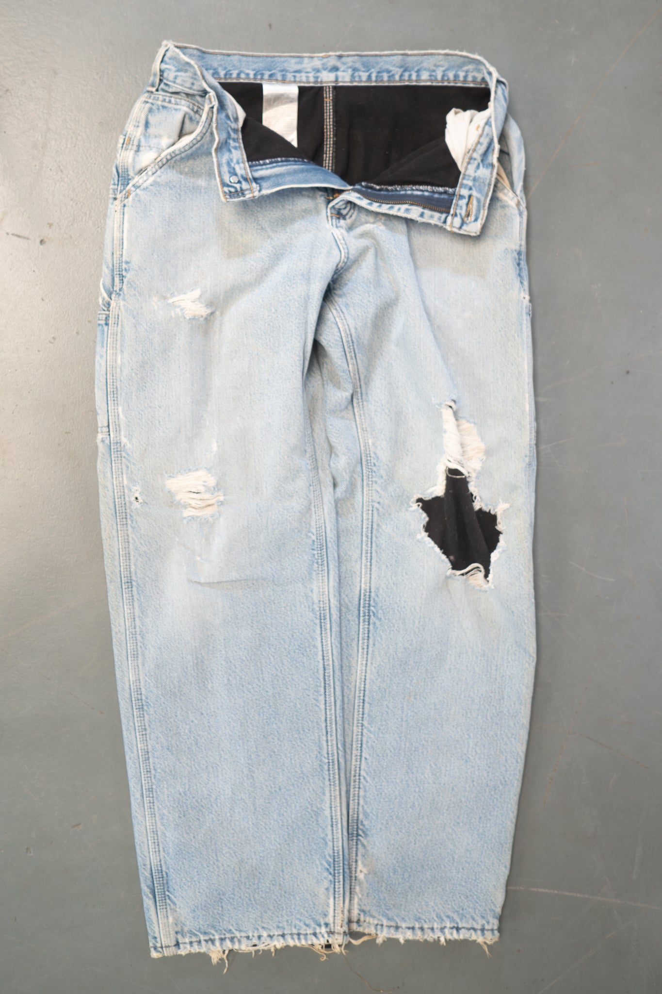 True Vintage Carhartt Carpenter Trousers - Insulated – Denim, w30,L31 Regular (1990s)