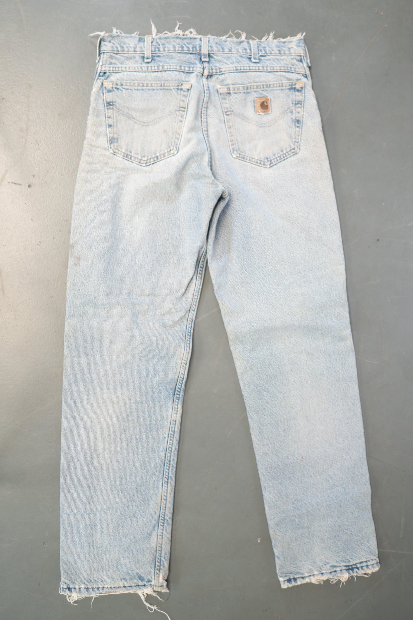 True Vintage Carhartt Carpenter Trousers - Insulated – Denim, w30,L32 Regular (1990s)