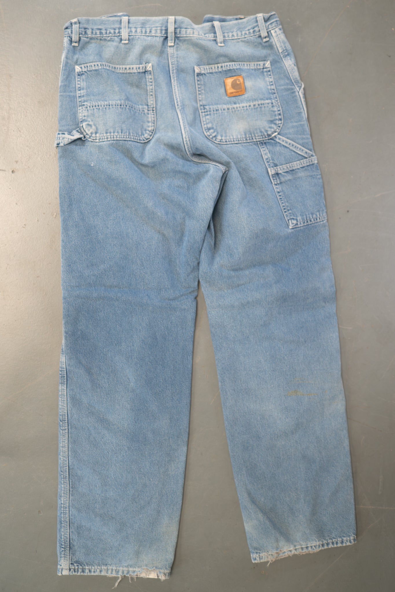True Vintage Carhartt Carpenter Trousers - Insulated – Denim, w35,L34 Regular (1990s)