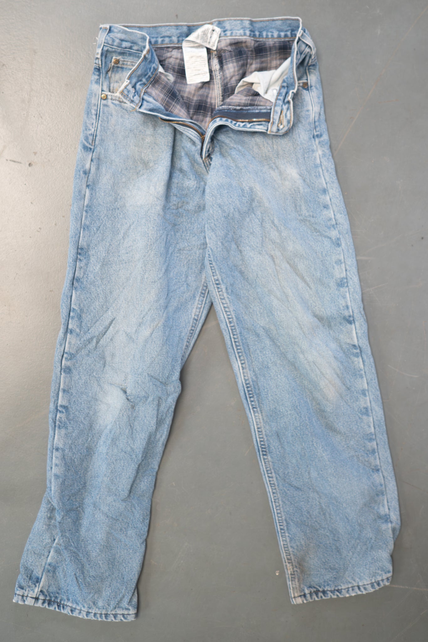 True Vintage Carhartt Carpenter Trousers - Insulated – Denim, w29,L30 Regular (1990s)