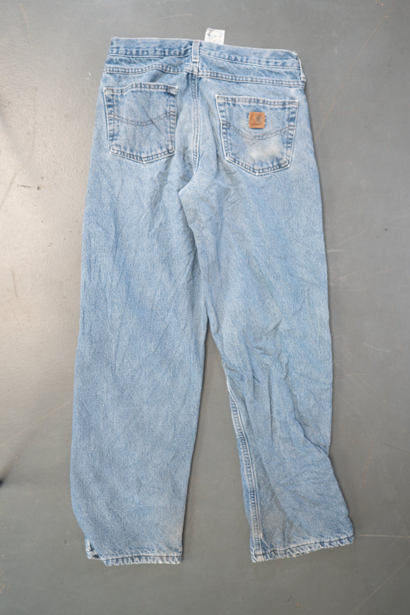 True Vintage Carhartt Carpenter Trousers - Insulated – Denim, w29,L30 Regular (1990s)