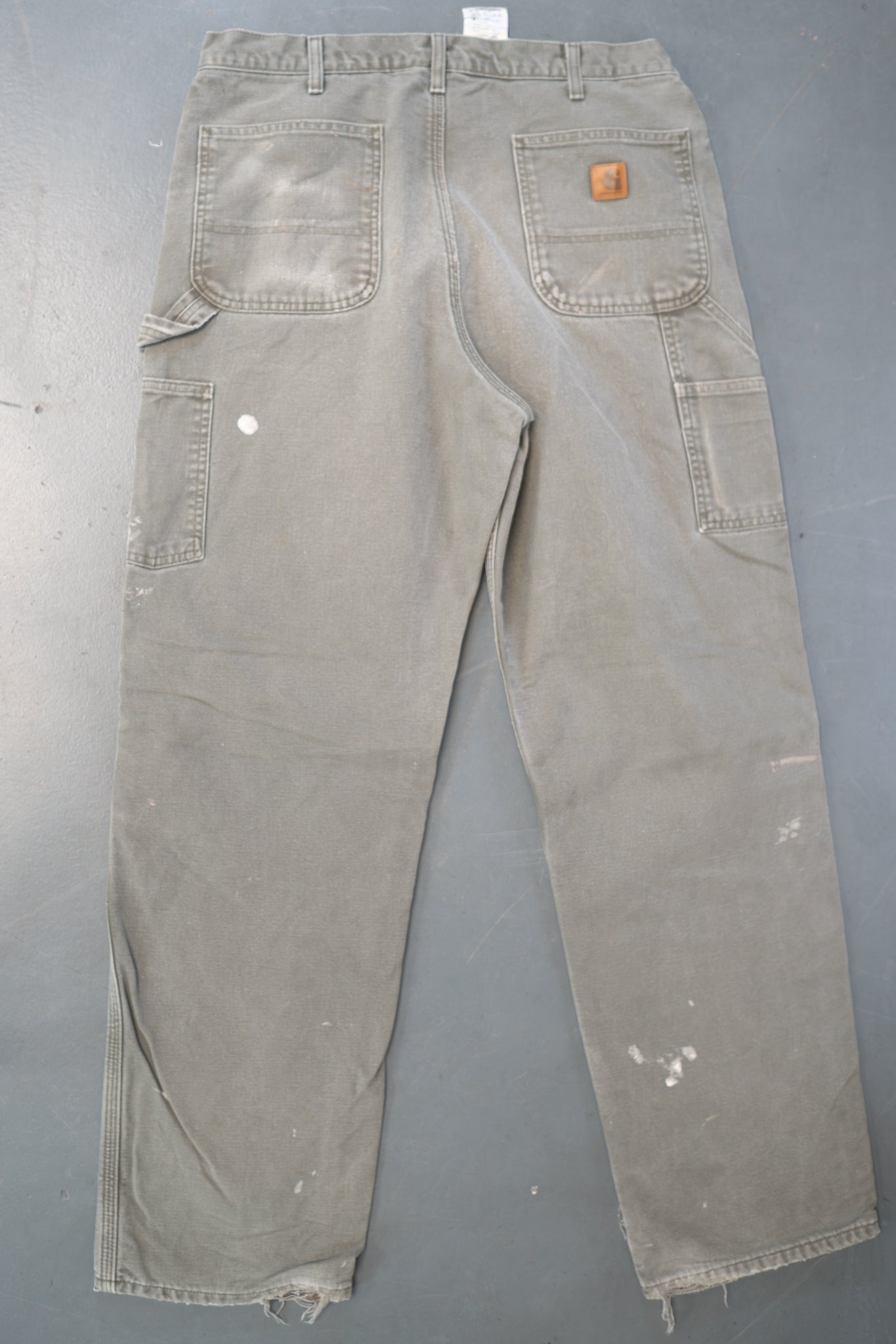 True Vintage Carhartt Carpenter Trousers - Insulated – Beige, w33,L32 Regular (1990s)