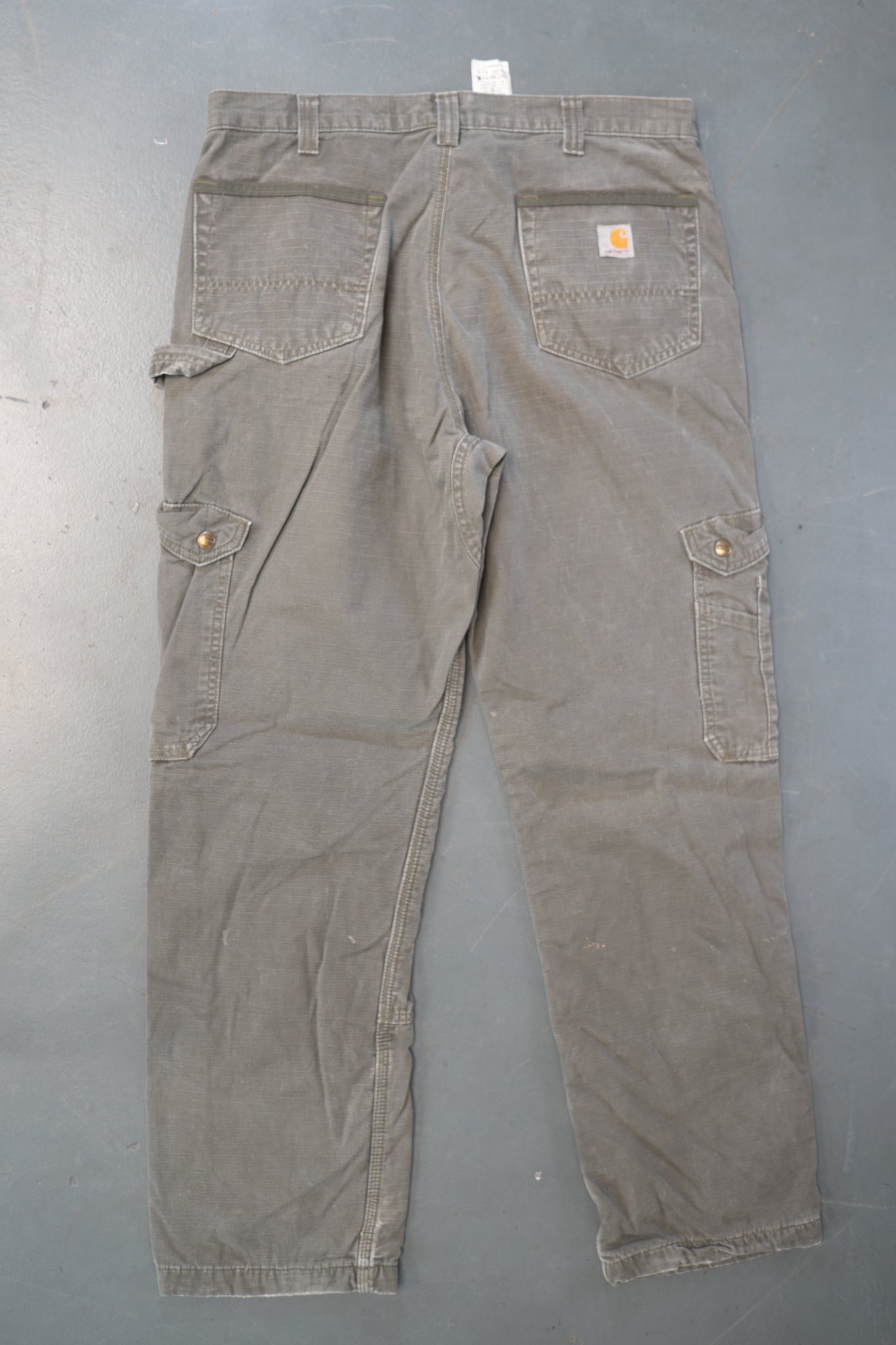 True Vintage Carhartt Carpenter Trousers - Insulated – Beige, w34,L31 Regular (1990s)