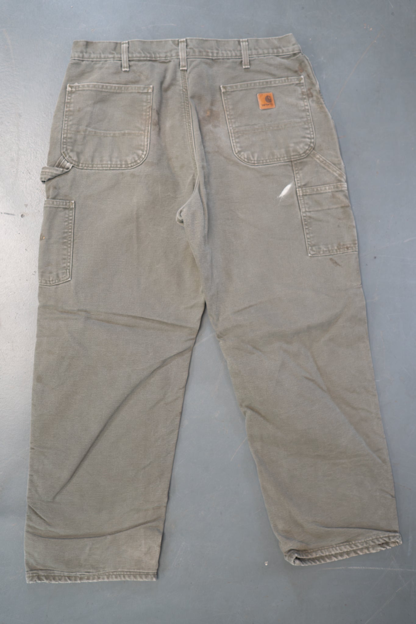 True Vintage Carhartt Carpenter Trousers - Insulated – Beige, w34,L29 Regular (1990s)