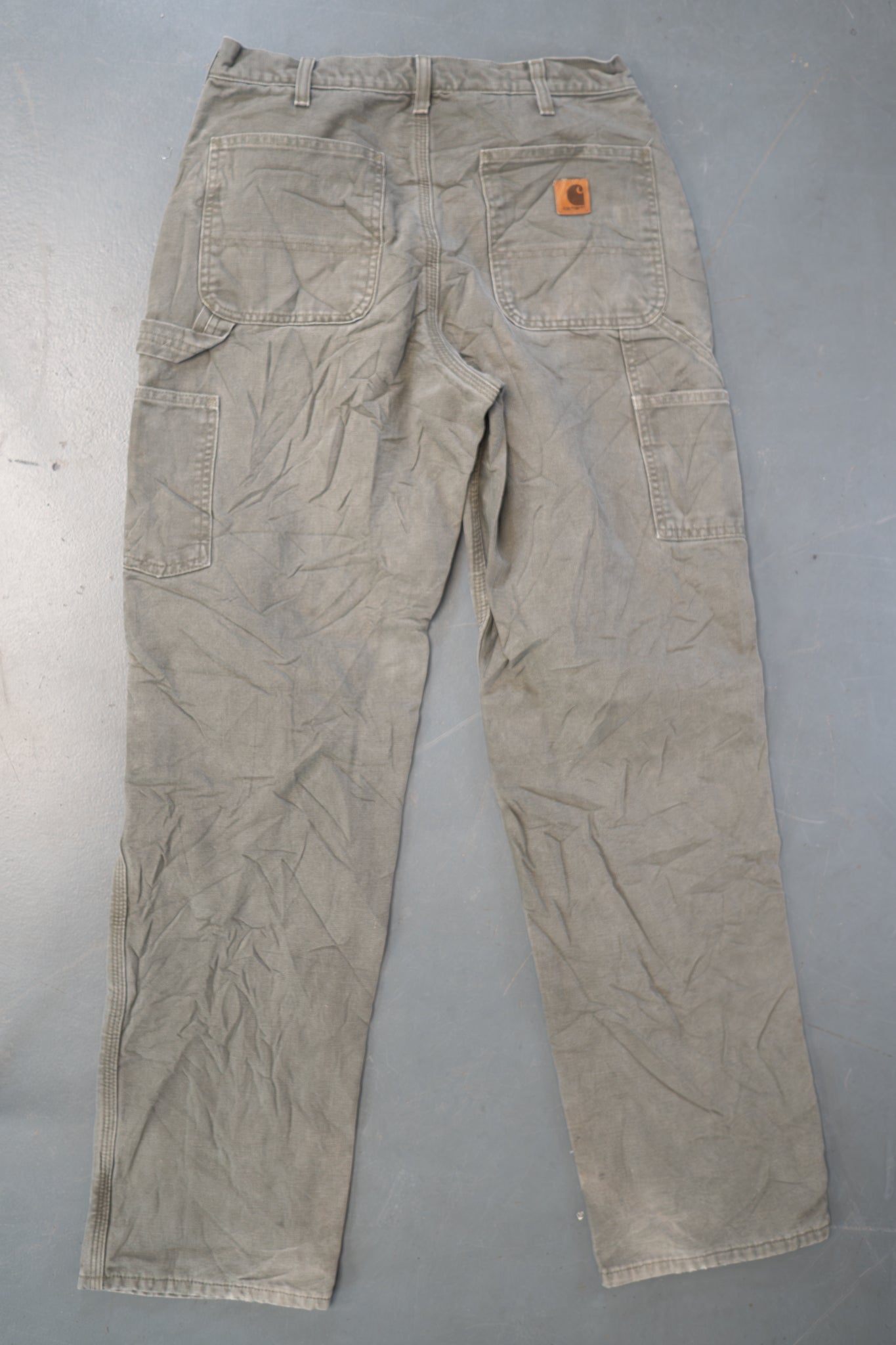 True Vintage Carhartt Carpenter Trousers - Insulated – Beige, w30,L34 Regular (1990s)