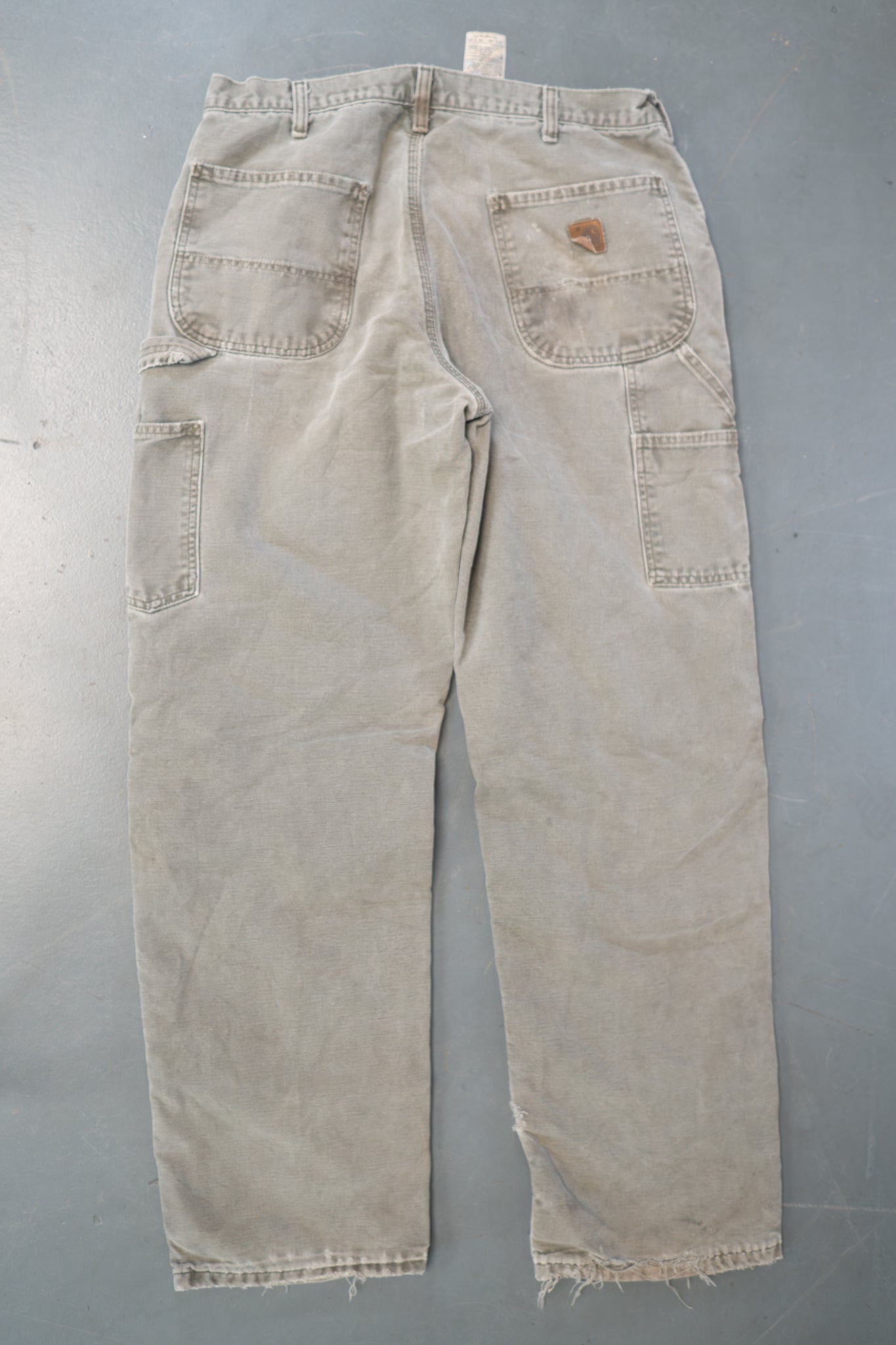 True Vintage Carhartt Carpenter Trousers - Insulated – Beige, w33,L32 Regular (1990s)