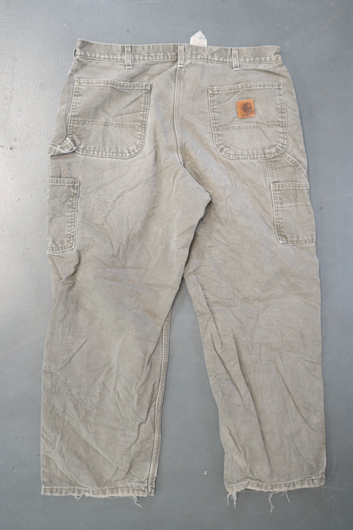 True Vintage Carhartt Carpenter Trousers - Insulated – Beige, w34,L28 Regular (1990s)