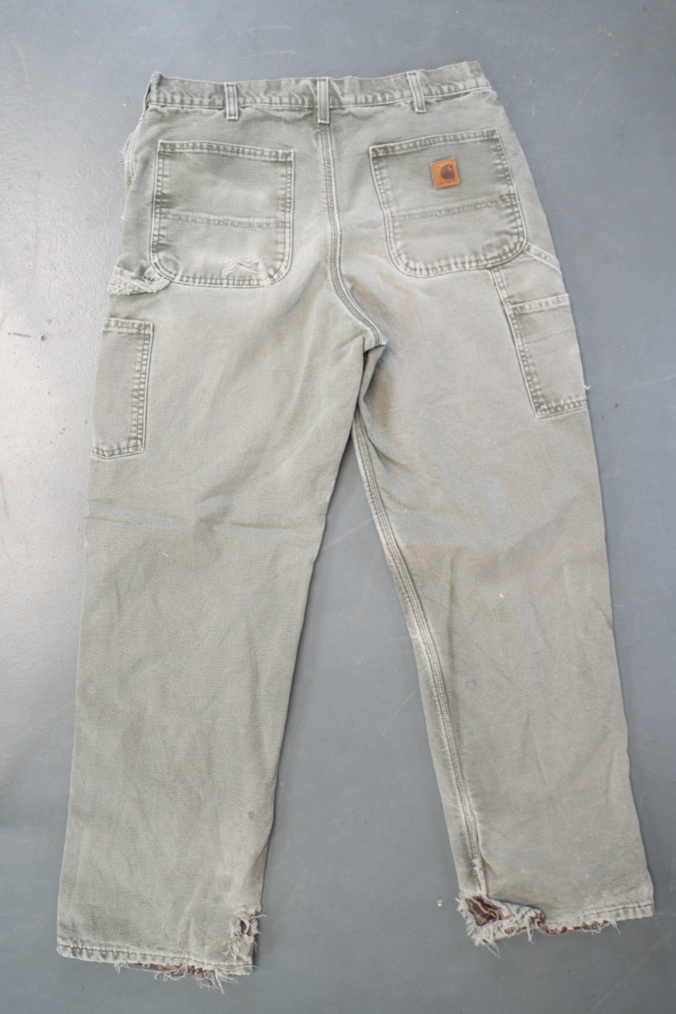 True Vintage Carhartt Carpenter Trousers - Insulated – Beige, w32,L31 Regular (1990s)