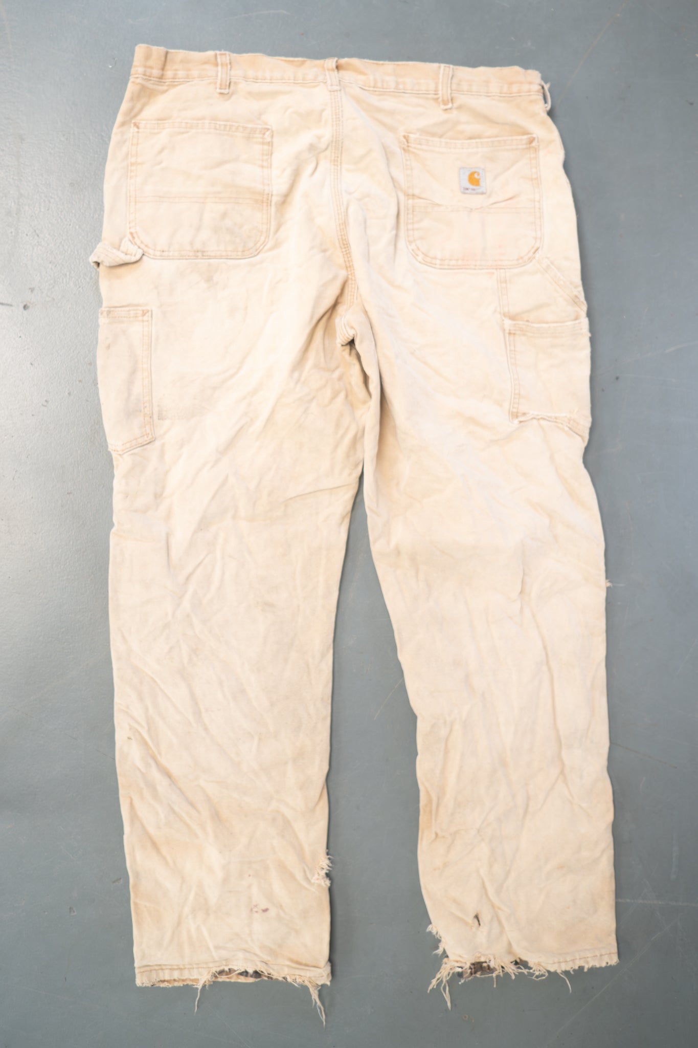 True Vintage Carhartt Carpenter Trousers – Tan, w36,L31 Regular (1990s)