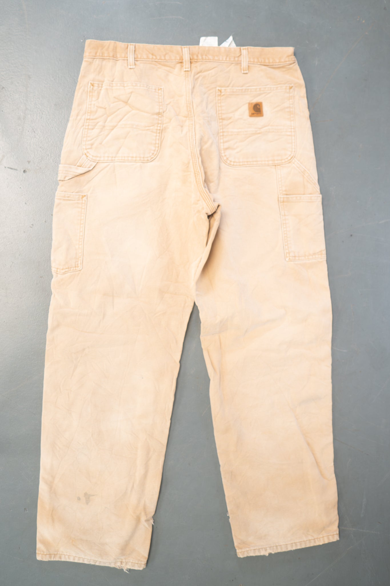 True Vintage Carhartt Carpenter Trousers – Tan, w34,L31 Regular (1990s)