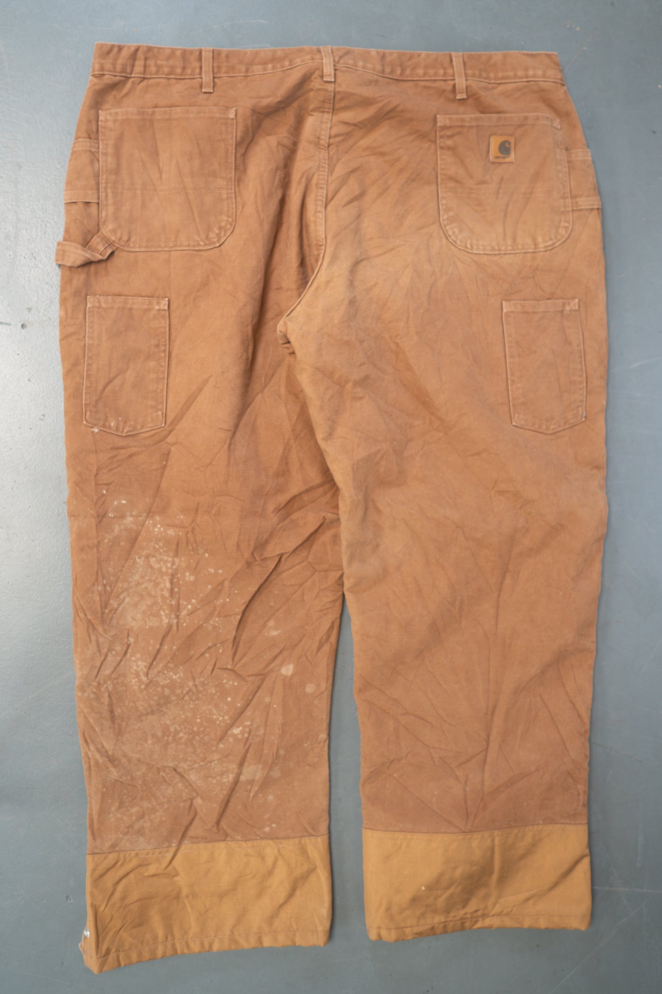 True Vintage Carhartt Carpenter Trousers - Insulated – Tan, w44,L29 Regular (1990s)