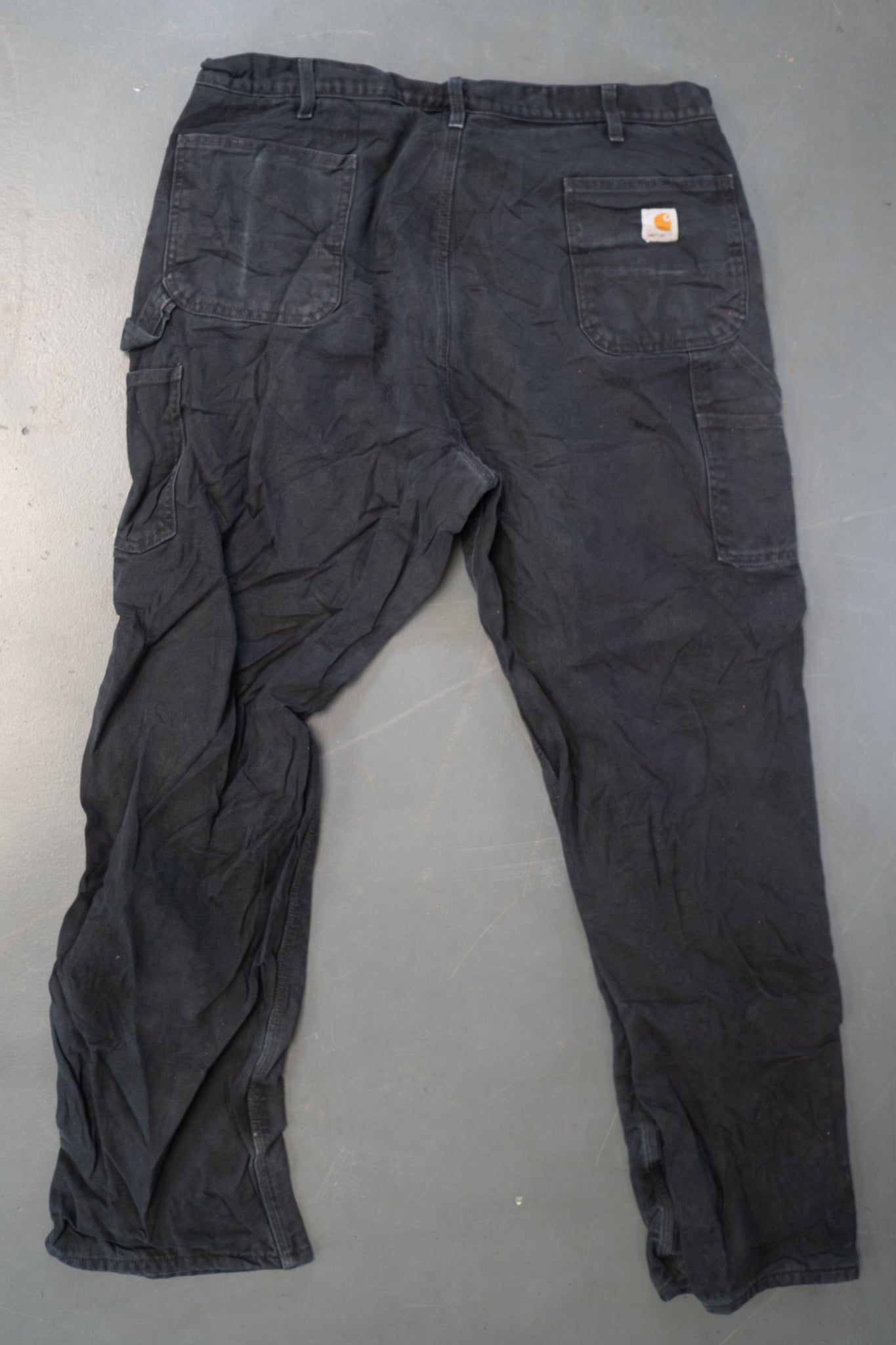 True Vintage Carhartt Carpenter Trousers - Insulated – Black, w38,L31 Regular (1990s)