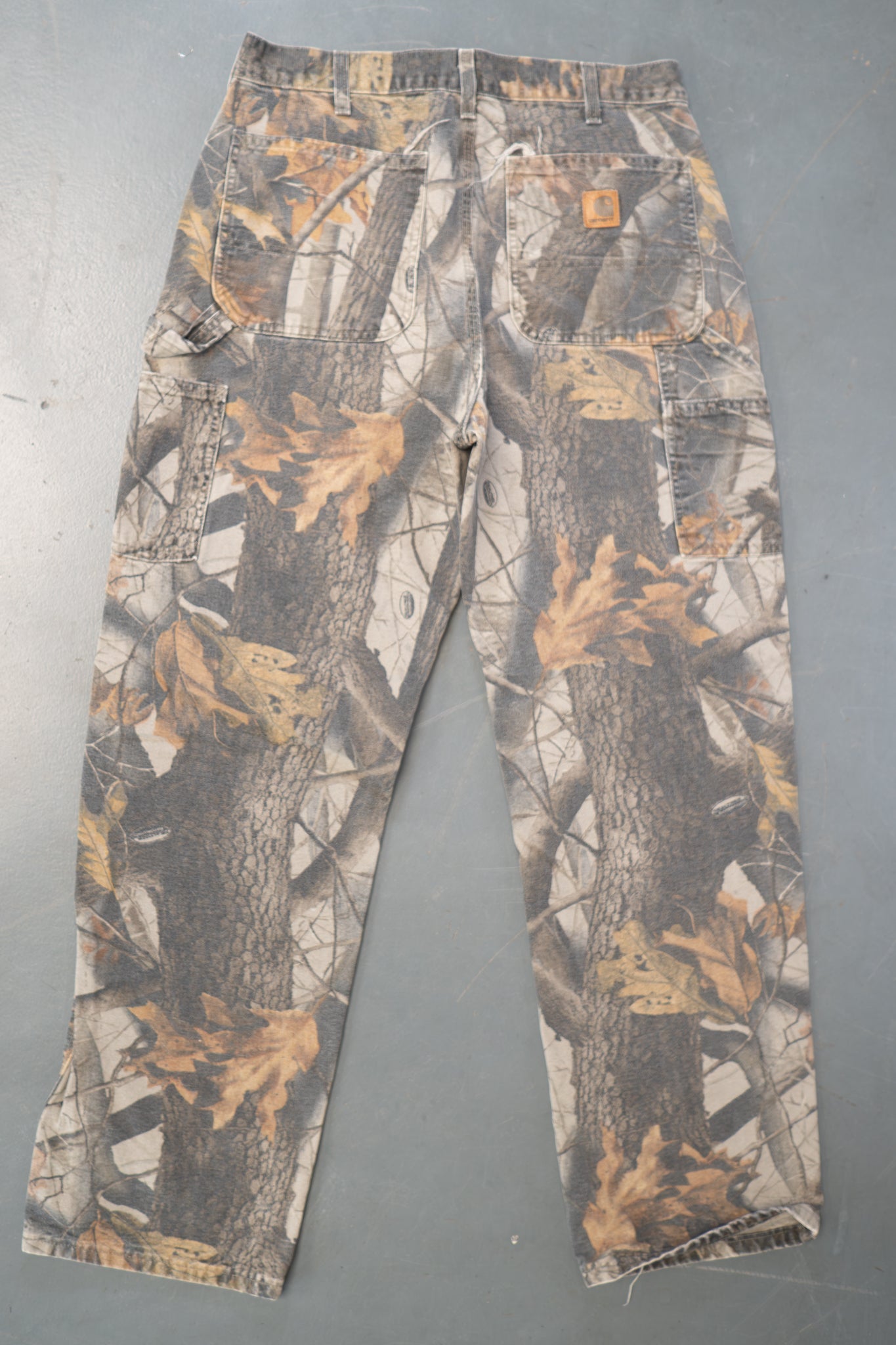 True Vintage Carhartt Carpenter Trousers – Camo - SUPER RARE, w31,L31 Regular (1990s)