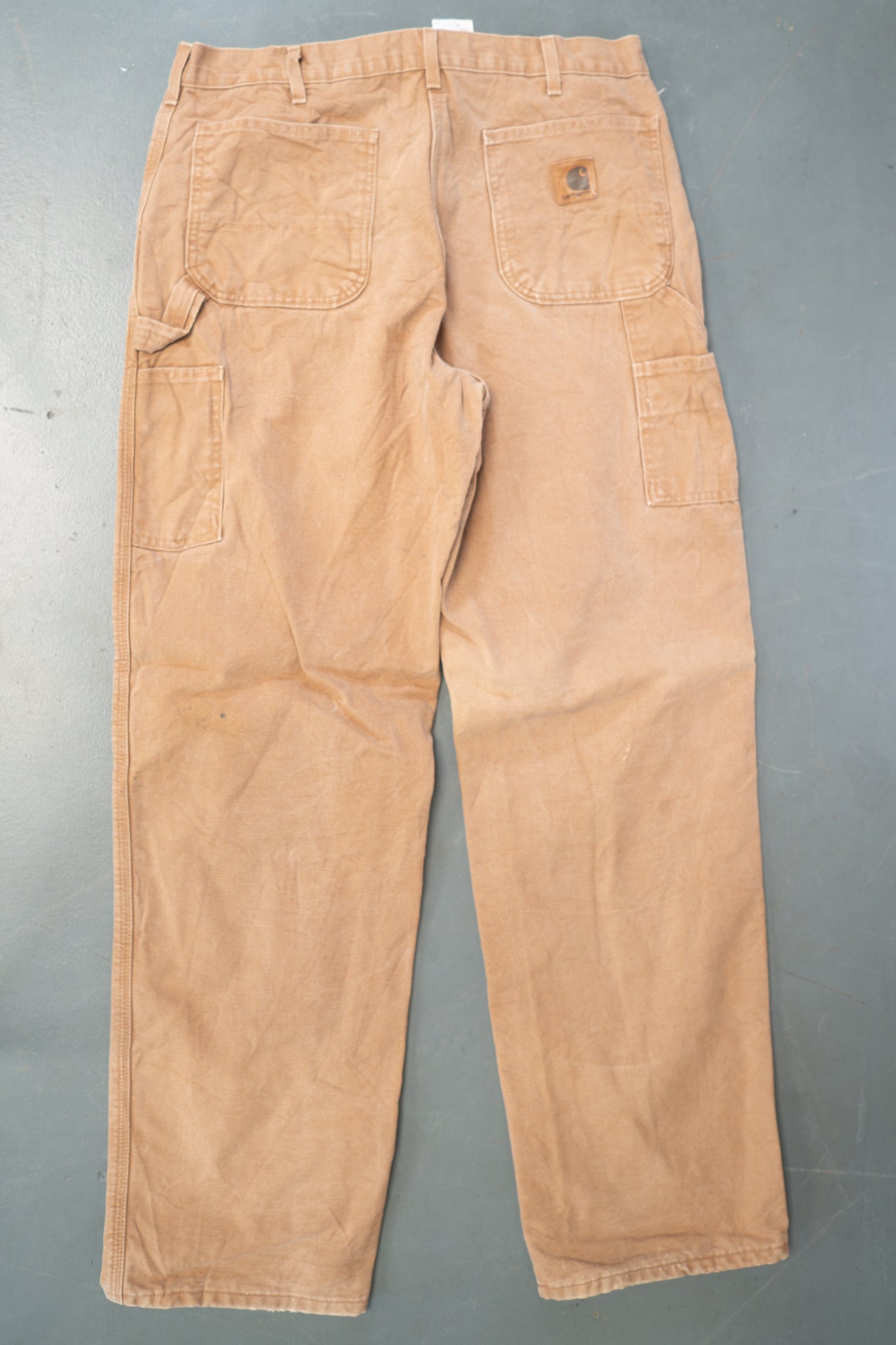 True Vintage Carhartt Carpenter Trousers - Insulated – Tan, w34,L34 Regular (1990s)