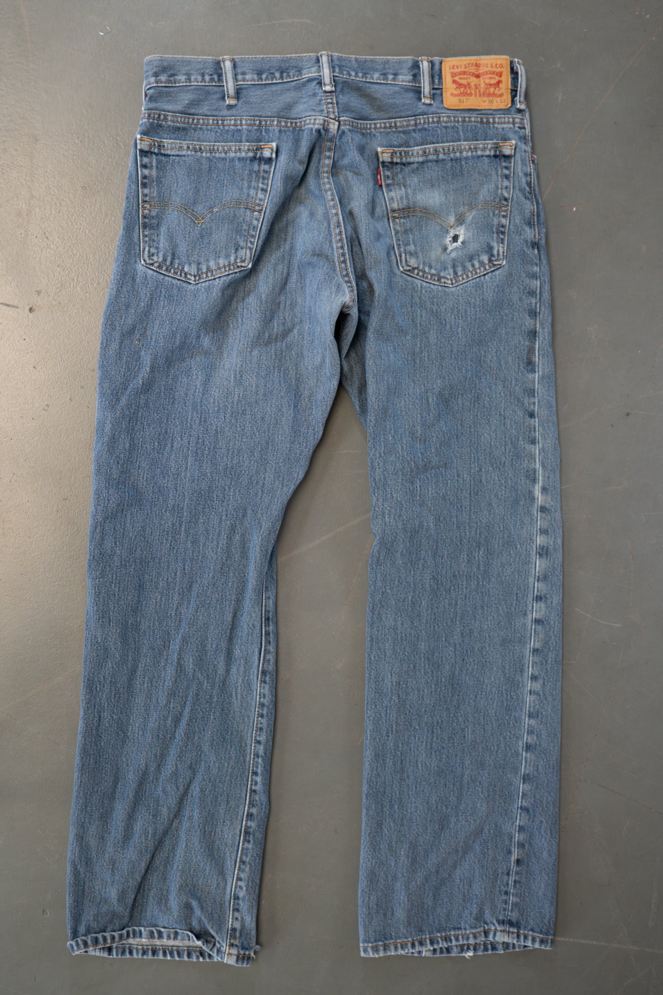 Levi's Vintage 517 Bootcut Denim Jeans - 90s Y2k - W34, L32