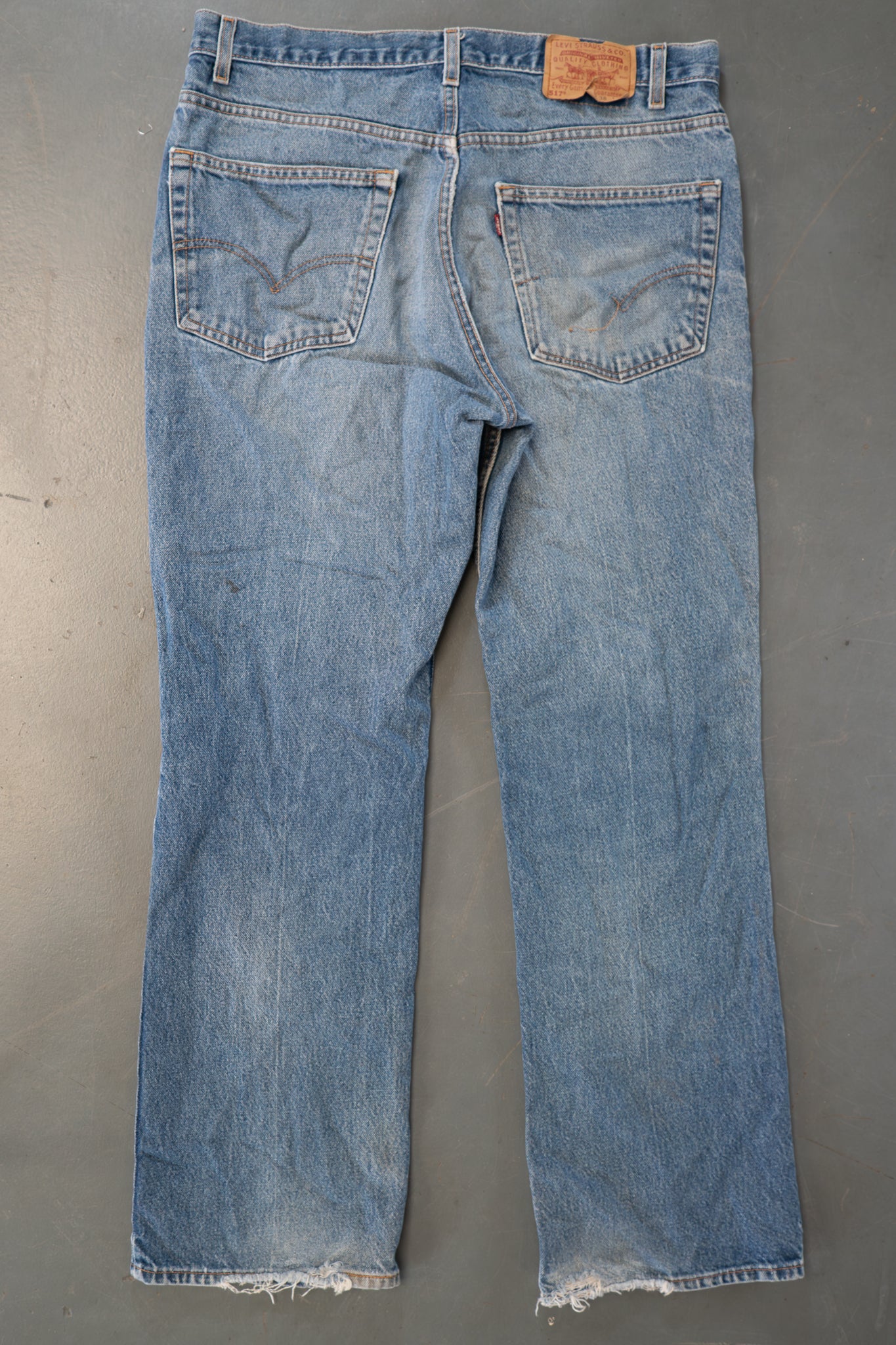 Levi's Vintage 517 Bootcut Denim Jeans - 90s Y2k - W36, L32