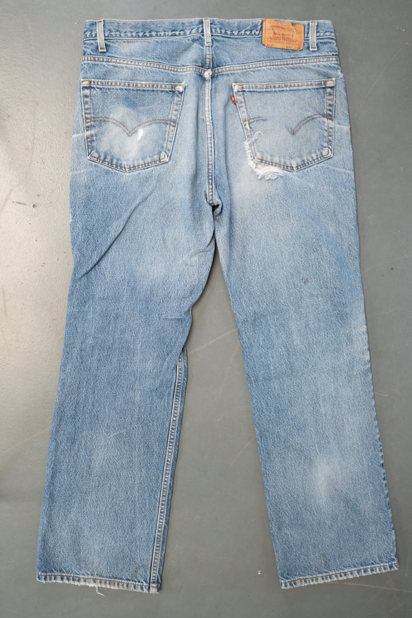 Levi's Vintage 517 Bootcut Denim Jeans - 90s Y2k - W38, L31