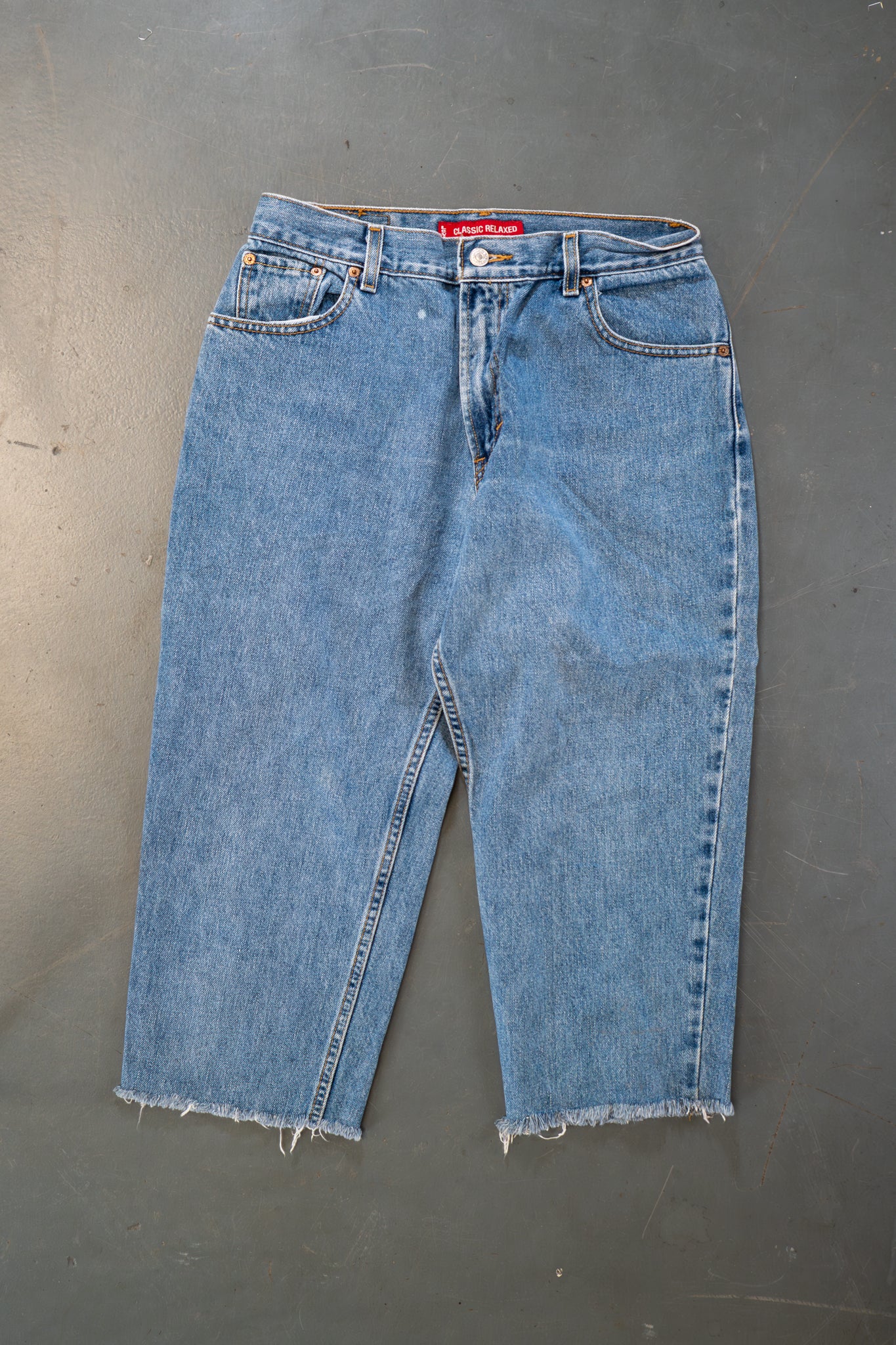 Ladies Levi's High Waisted 550s Tapered Leg Denim Jeans – 90s Y2K -W31, L21