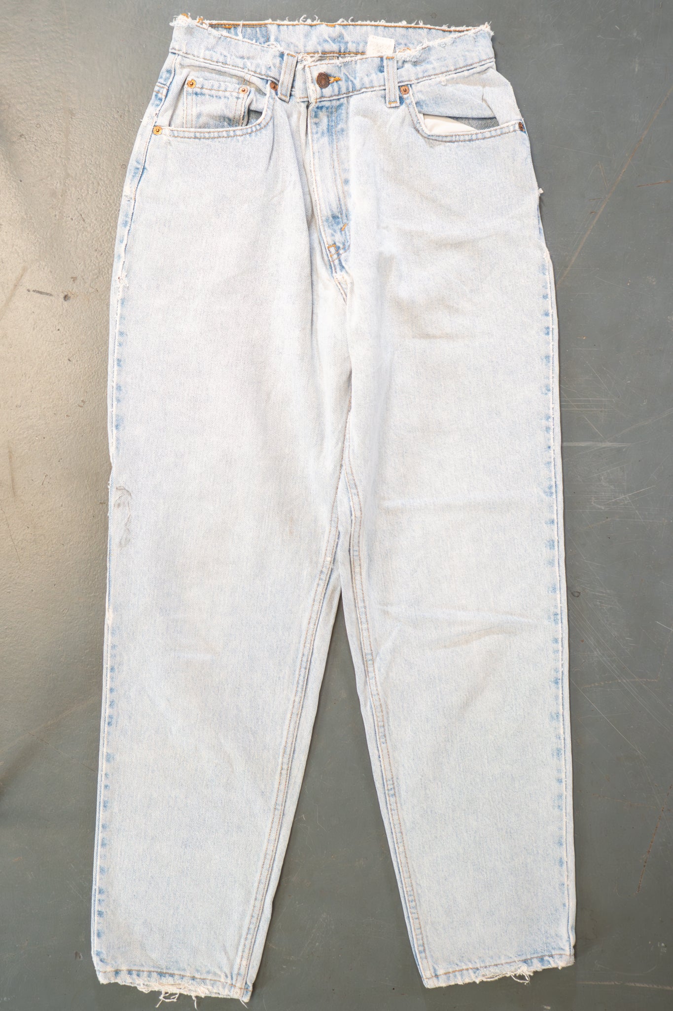 Ladies Levi's High Waisted 550s Tapered Leg Denim Jeans – 90s Y2K -W27, L29