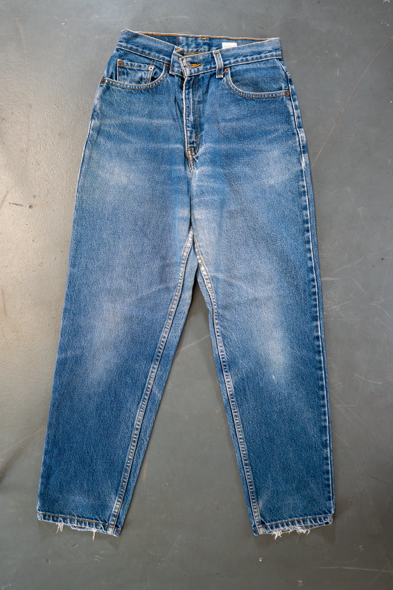 Ladies Levi's High Waisted 550s Tapered Leg Denim Jeans – 90s Y2K -W26, L28