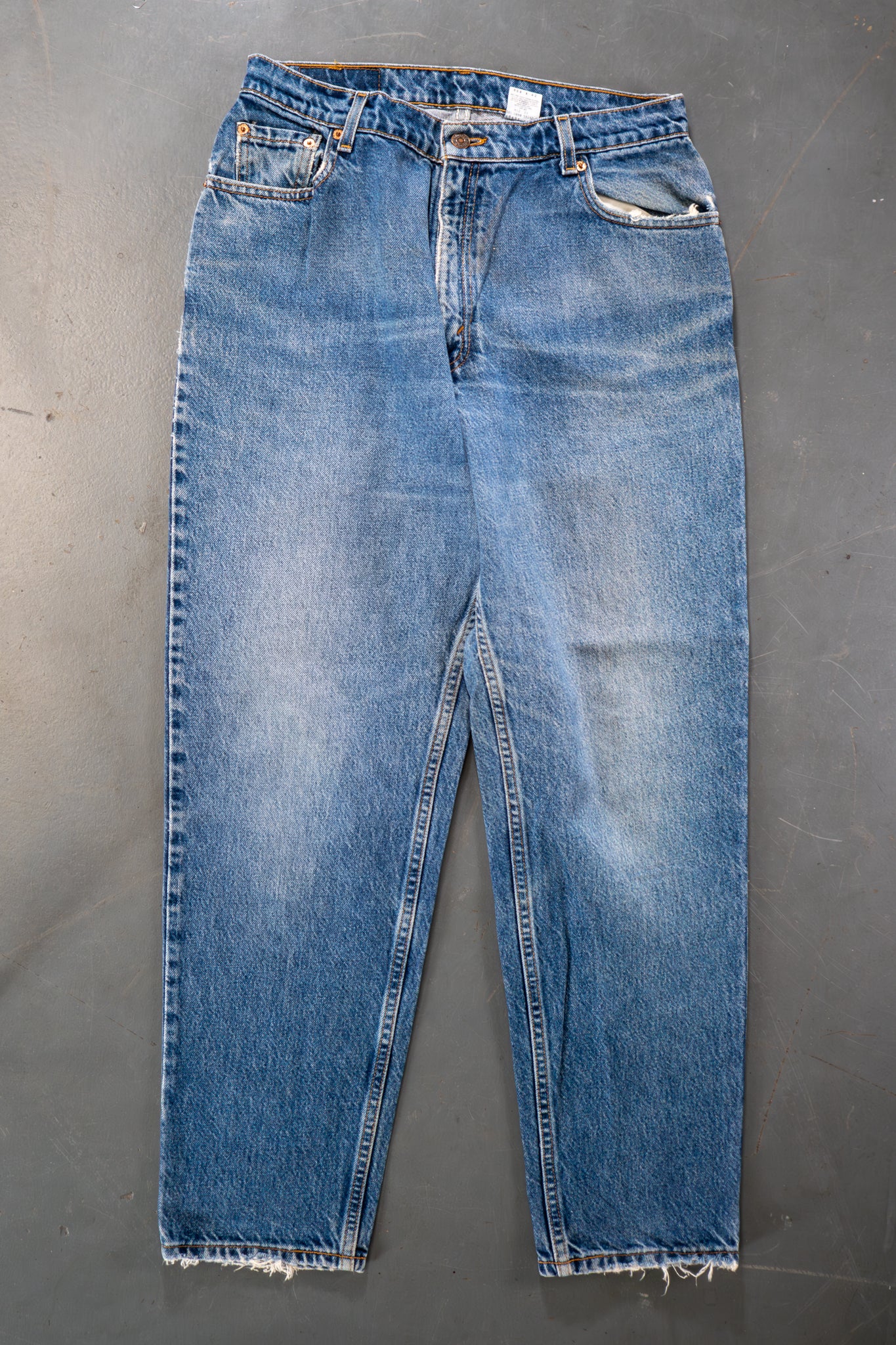 Ladies Levi's High Waisted 550s Tapered Leg Denim Jeans – 90s Y2K -W30, L30