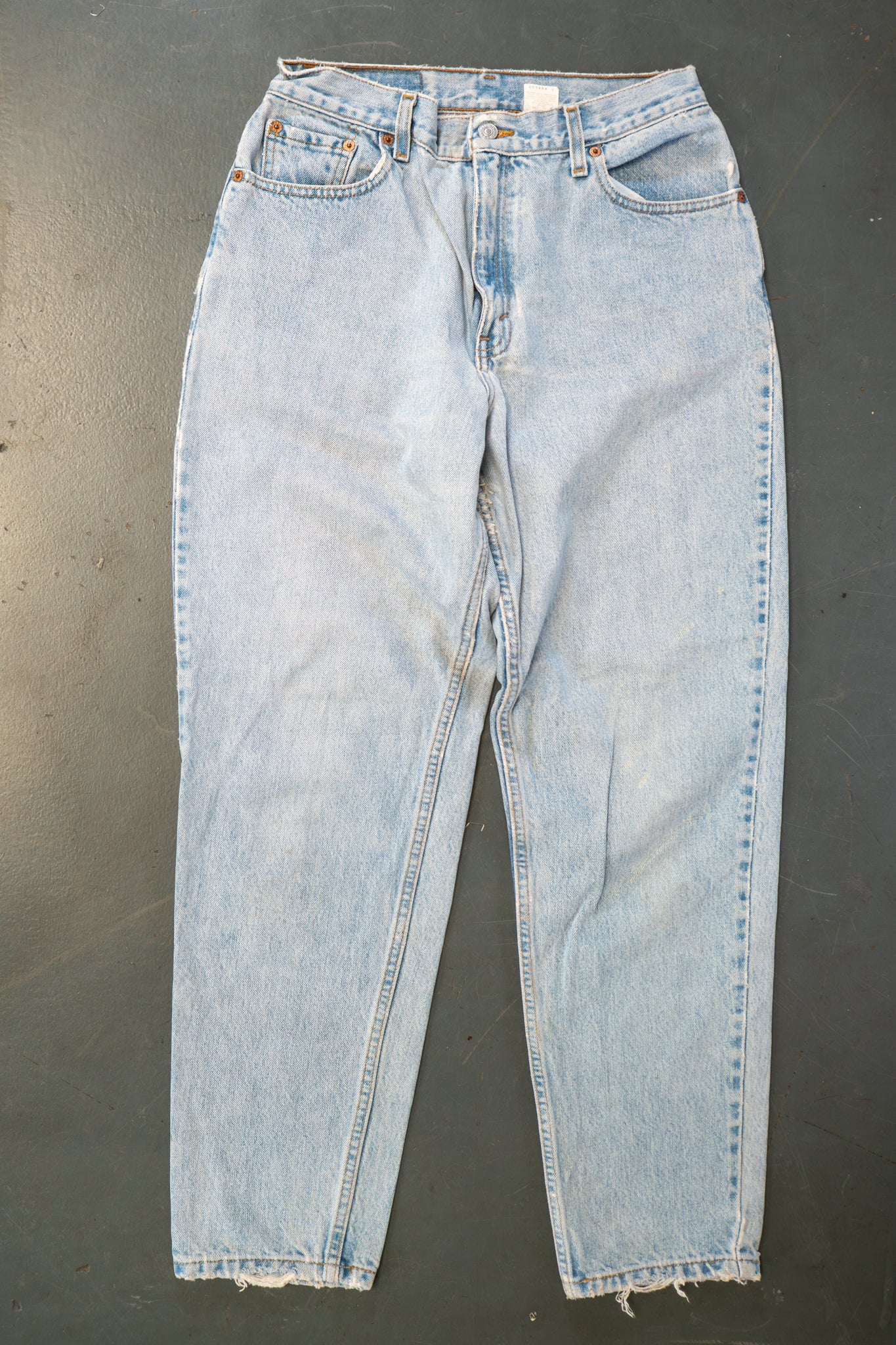 Ladies Levi's High Waisted 550s Tapered Leg Denim Jeans – 90s Y2K -W28, L29