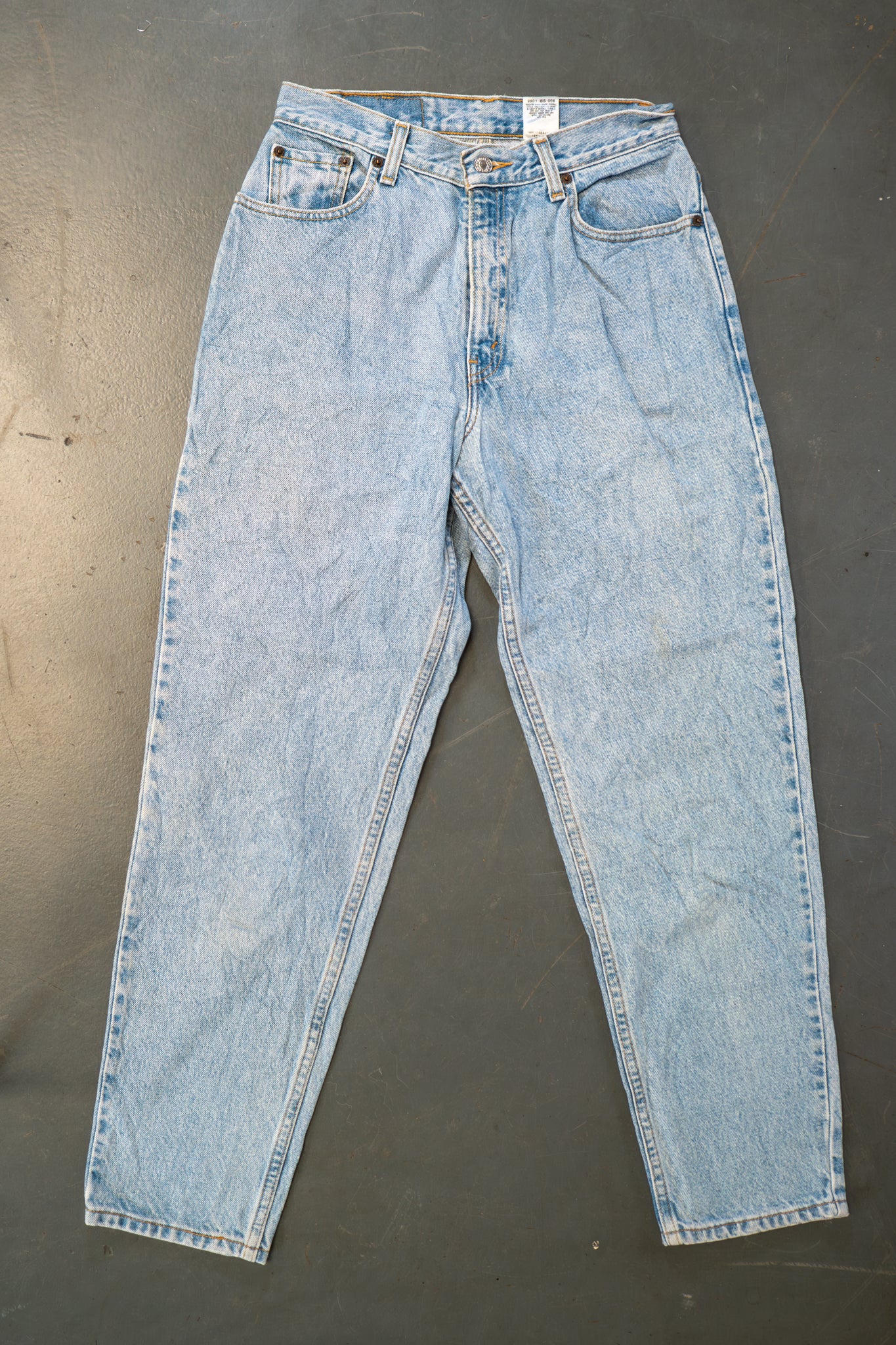 Ladies Levi's High Waisted 550s Tapered Leg Denim Jeans – 90s Y2K -W27, L28