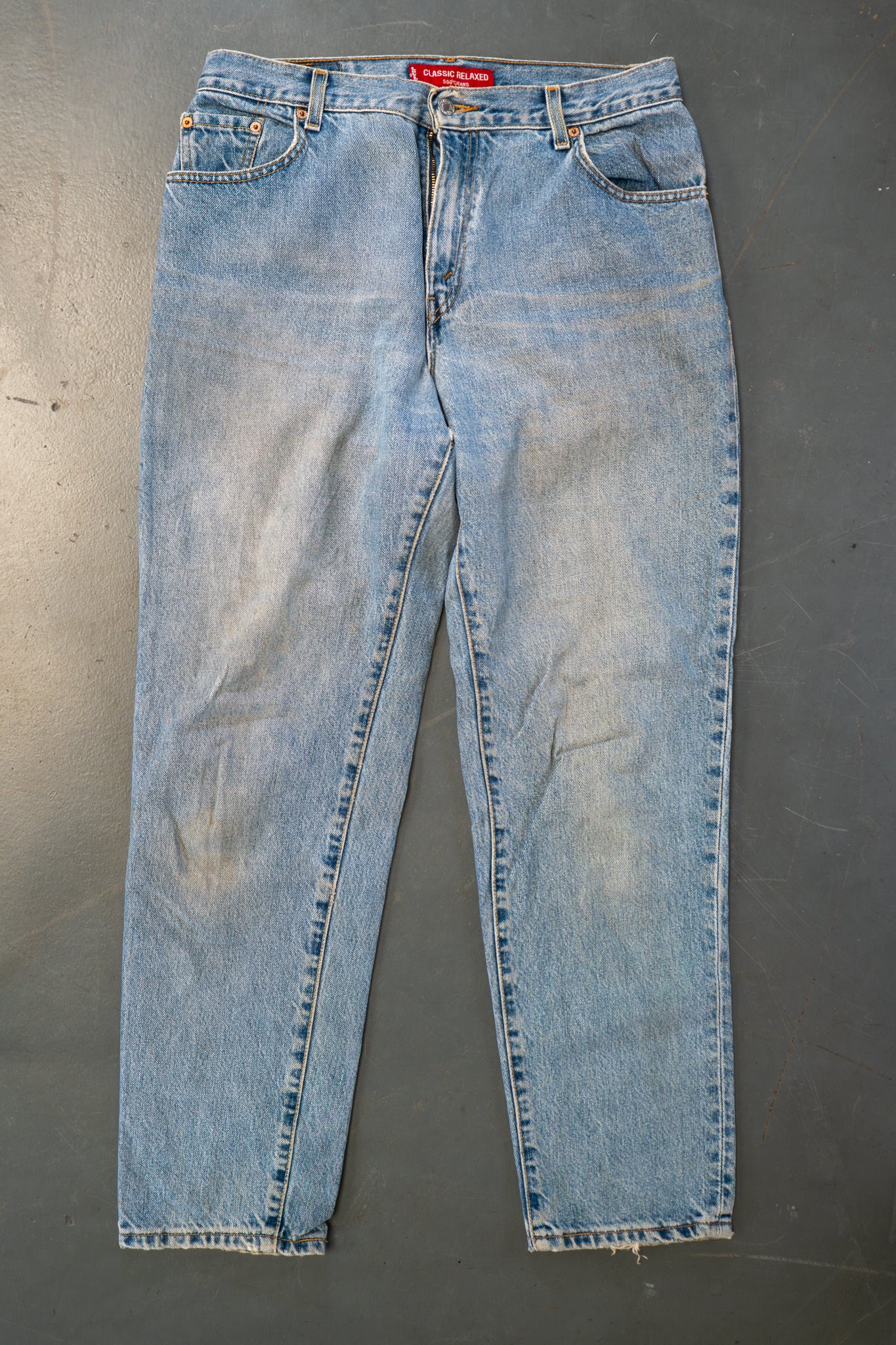 Ladies Levi's High Waisted 550s Tapered Leg Denim Jeans – 90s Y2K -W32, L30