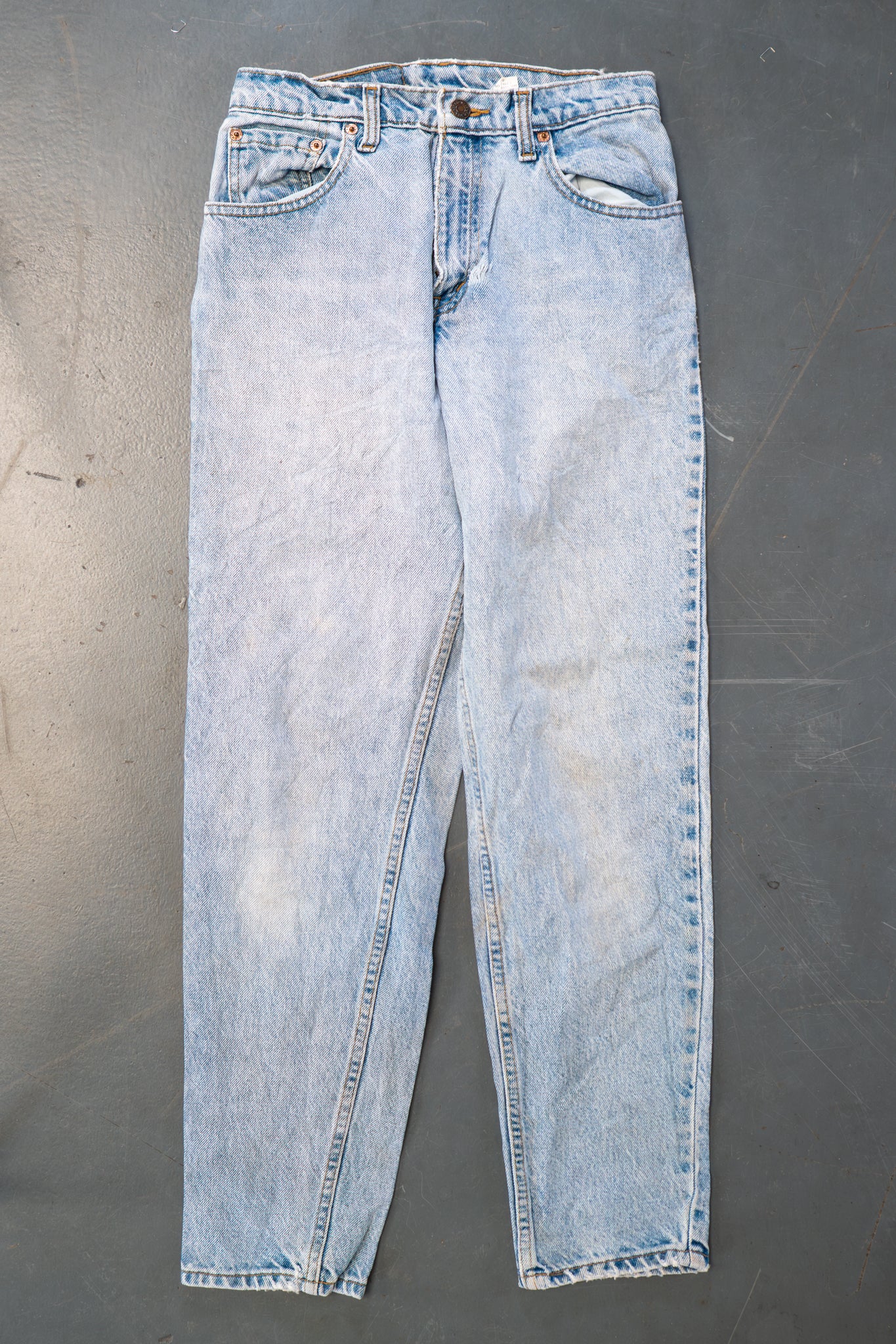 Ladies Levi's High Waisted 550s Tapered Leg Denim Jeans – 90s Y2K -W26, L28