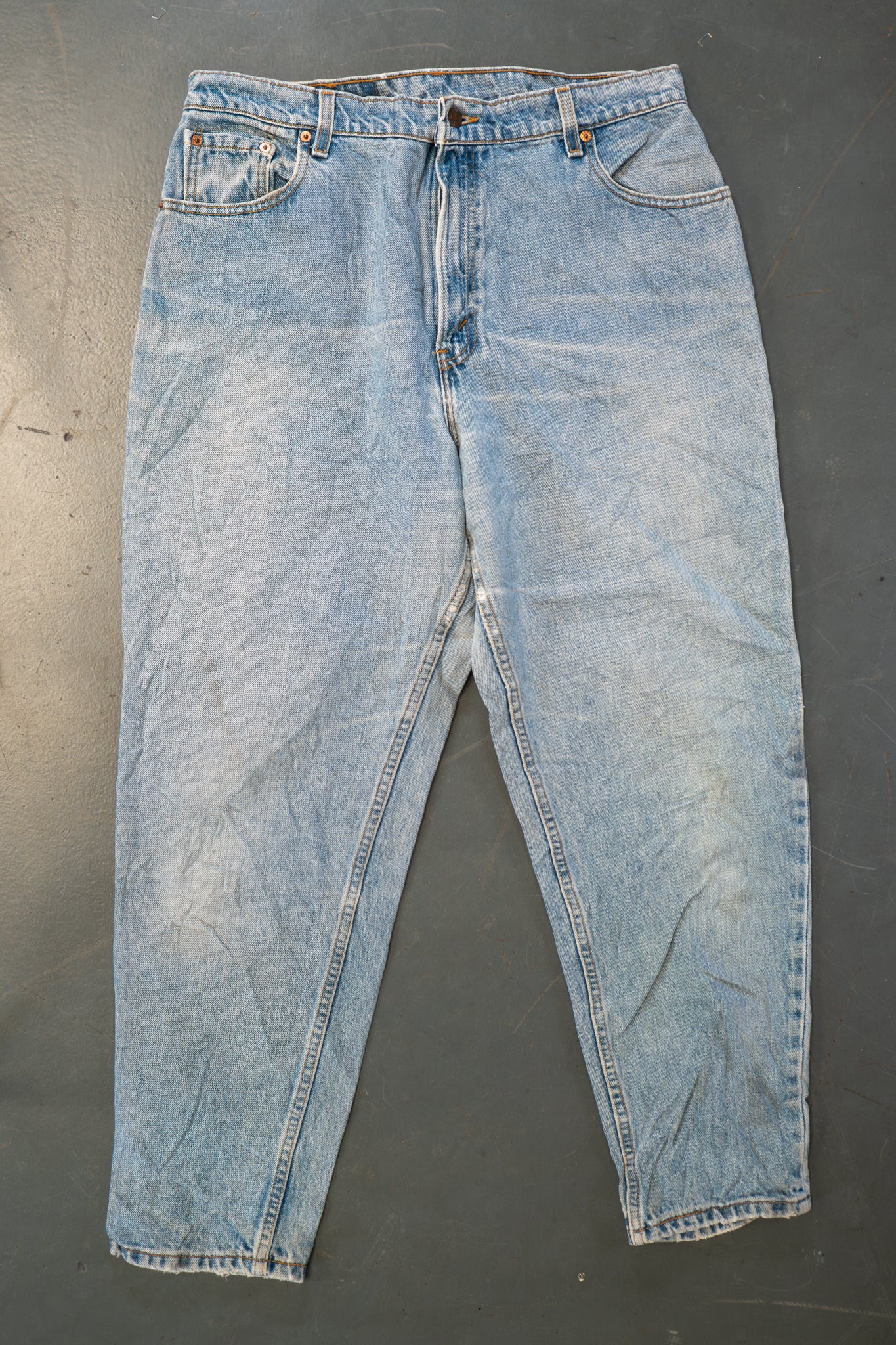 Ladies Levi's High Waisted 550s Tapered Leg Denim Jeans – 90s Y2K -W33, L27